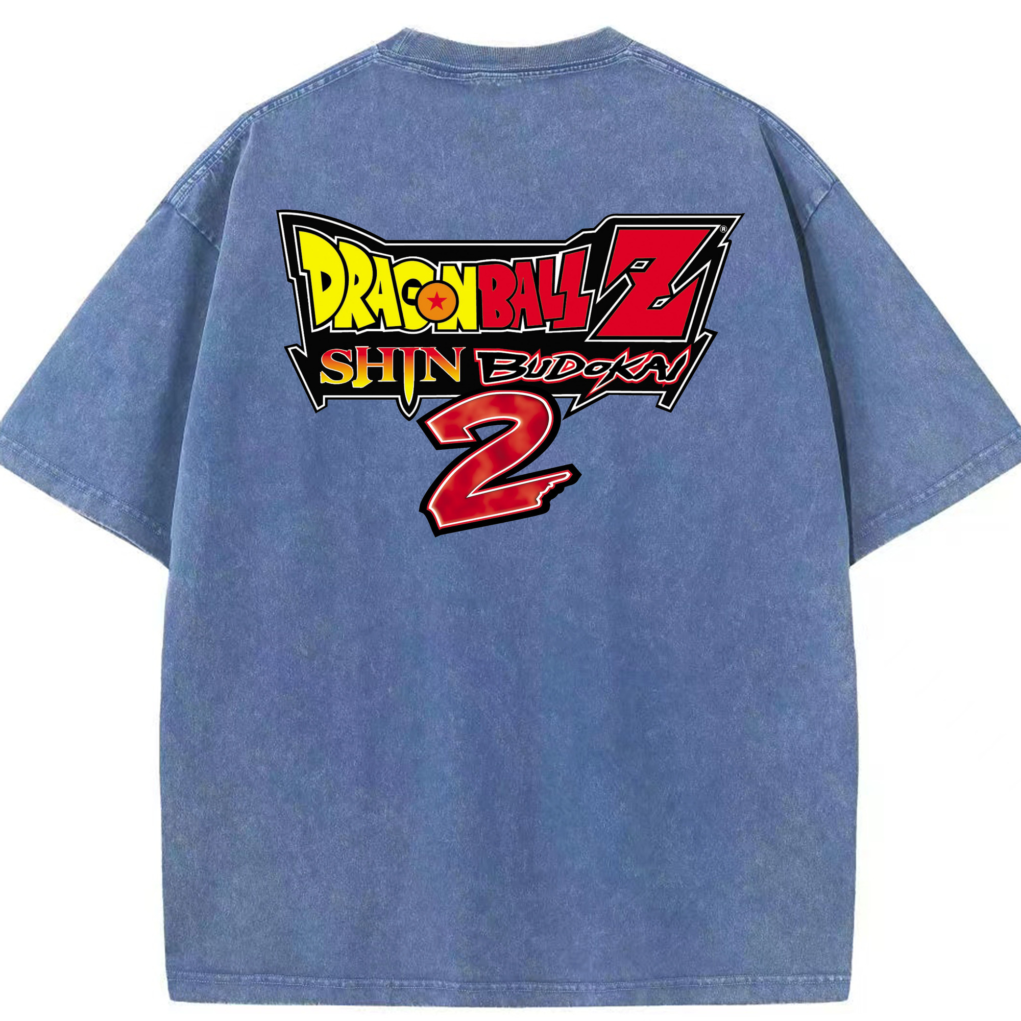 （画像用） ドラゴンボール DRAGON BALL 綿100% ヴィンテージ風 半袖Tシャツ（背面プリント）