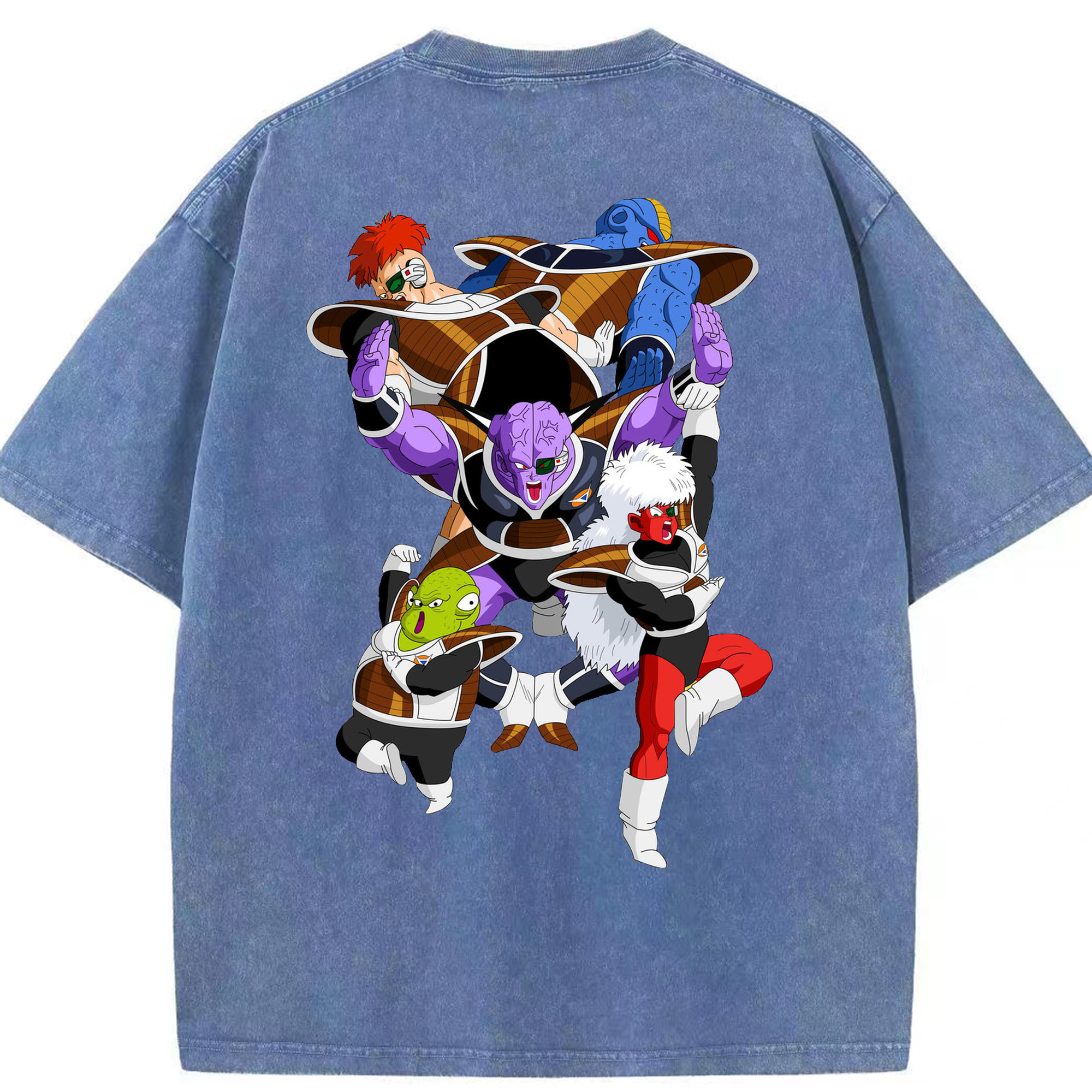 （画像用） ドラゴンボール DRAGON BALL 綿100% ヴィンテージ風 半袖Tシャツ（背面プリント）