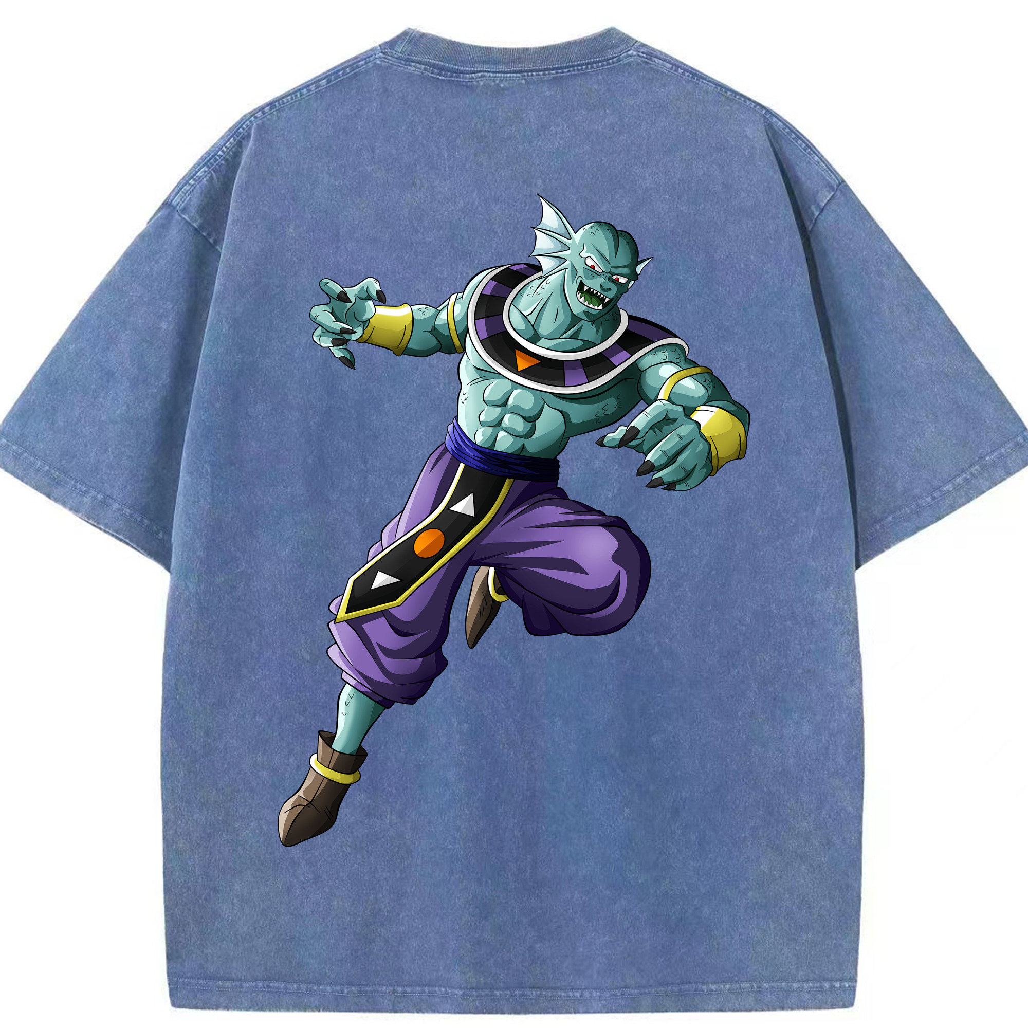 （画像用） ドラゴンボール DRAGON BALL 綿100% ヴィンテージ風 半袖Tシャツ（背面プリント）