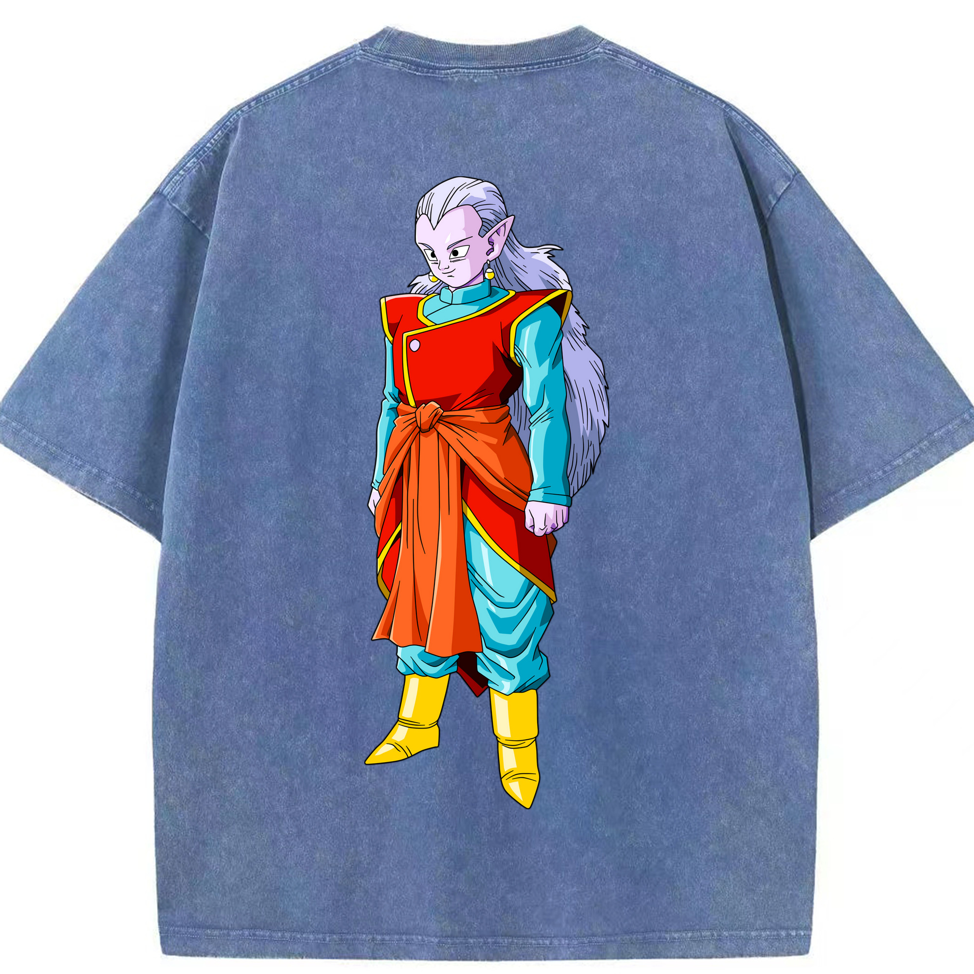 （画像用） ドラゴンボール DRAGON BALL 綿100% ヴィンテージ風 半袖Tシャツ（背面プリント）