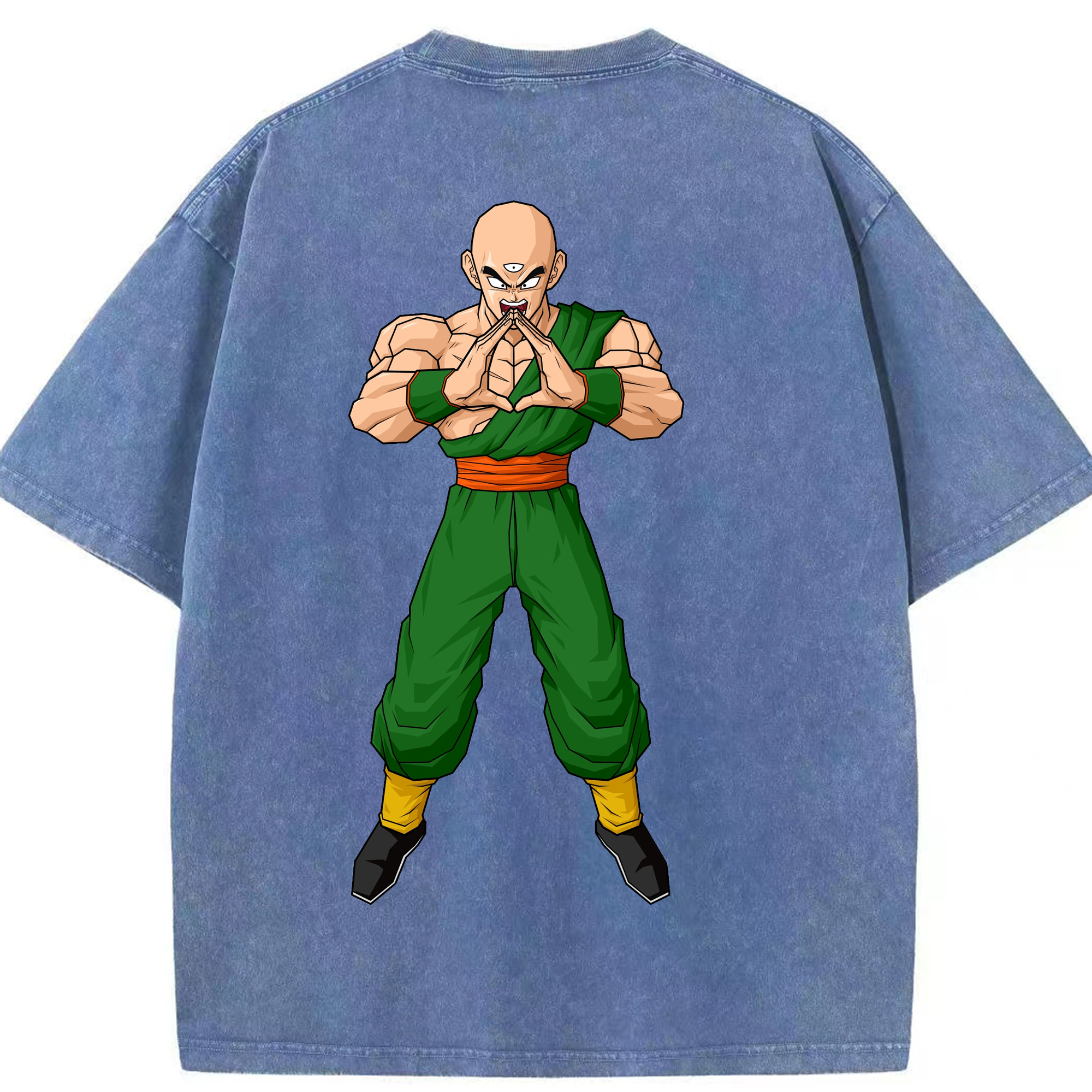 （画像用） ドラゴンボール DRAGON BALL 綿100% ヴィンテージ風 半袖Tシャツ（背面プリント）