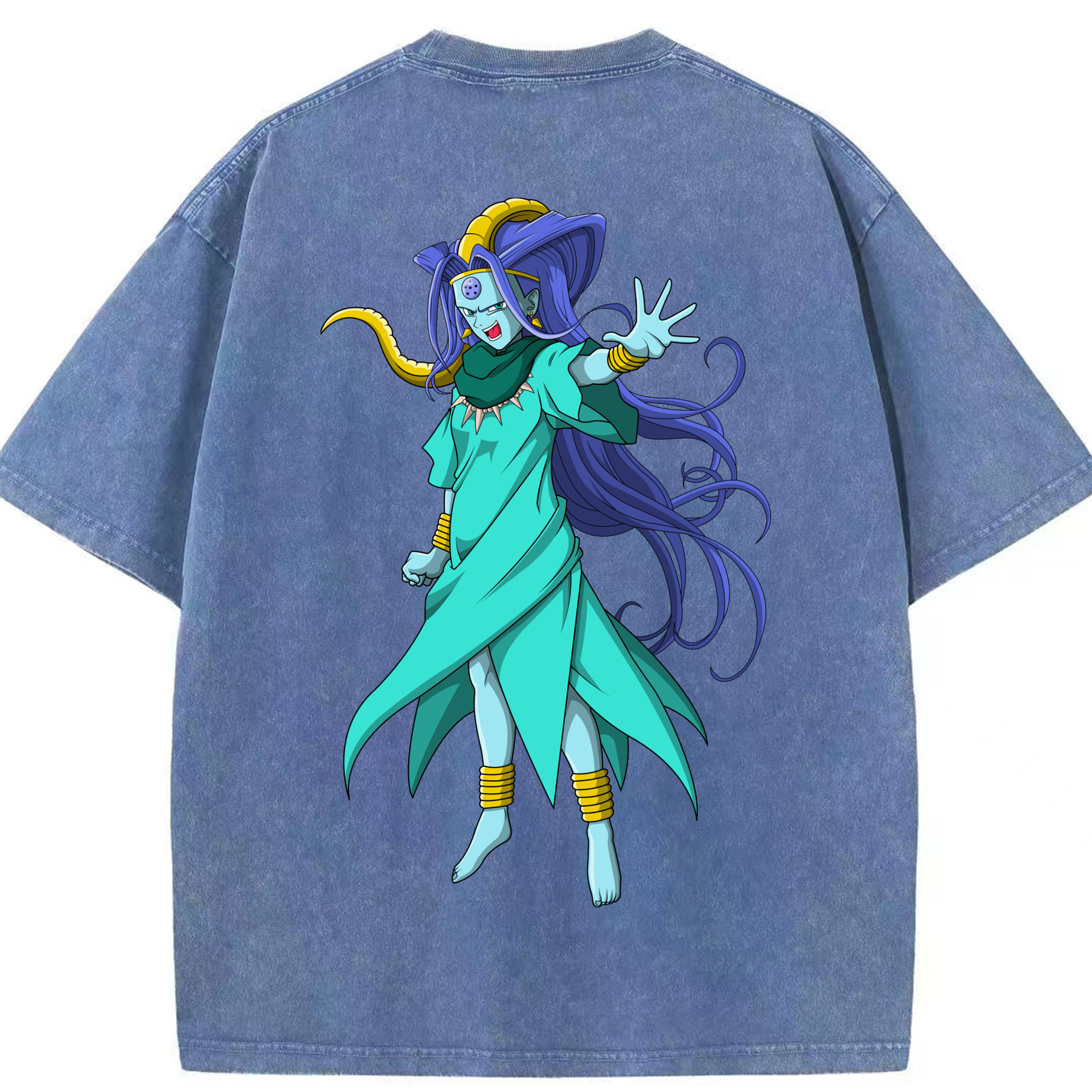 （画像用） ドラゴンボール DRAGON BALL 綿100% ヴィンテージ風 半袖Tシャツ（背面プリント）