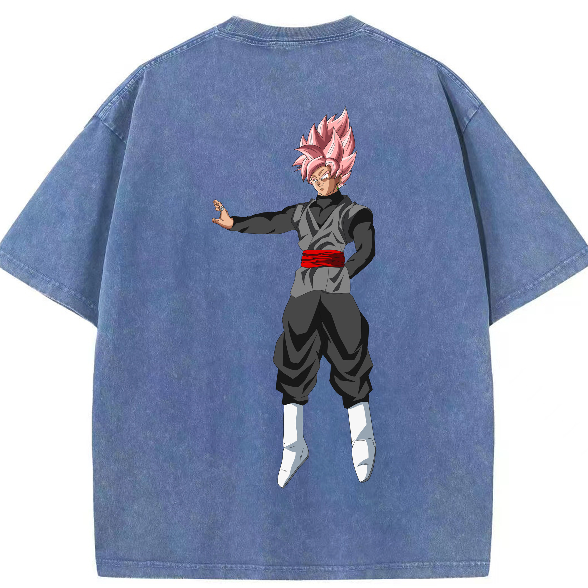 （画像用） ドラゴンボール ベジット DRAGON BALL Vegetto 綿100% ヴィンテージ風 半袖Tシャツ（背面プリント）