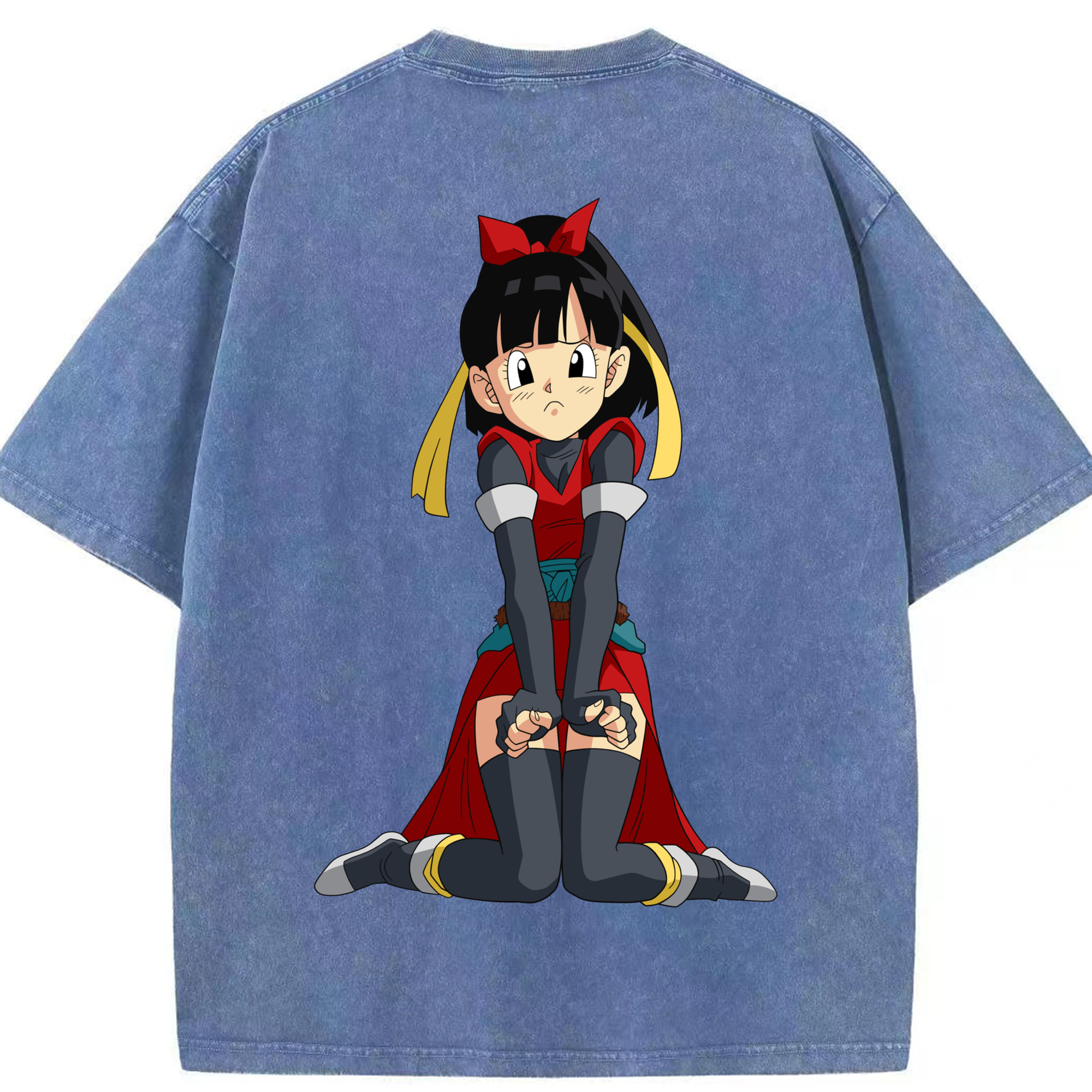 （画像用） ドラゴンボール パン DRAGON BALL Pan 綿100% ヴィンテージ風 半袖Tシャツ（背面プリント）