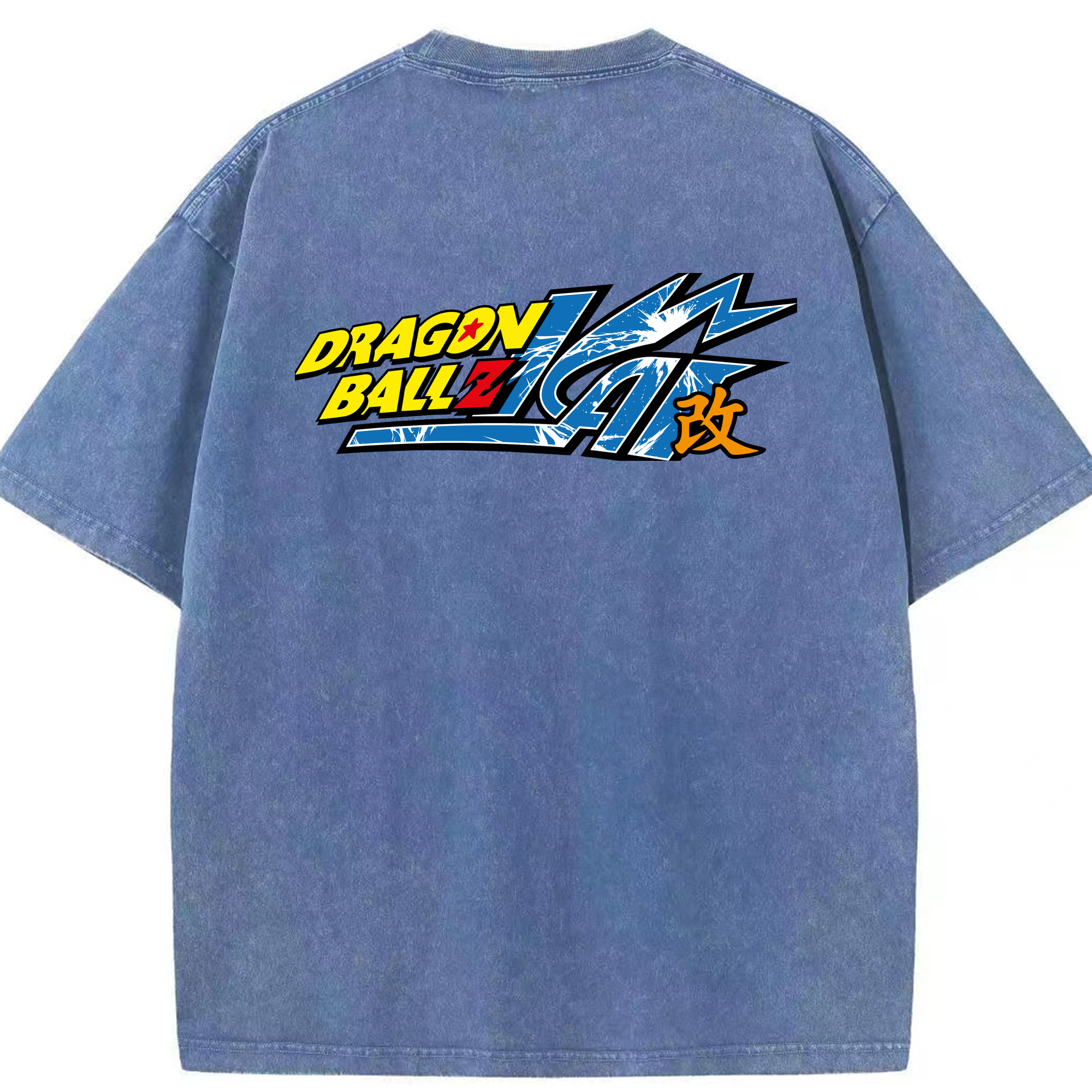 （画像用） ドラゴンボール DRAGON BALL 綿100% ヴィンテージ風 半袖Tシャツ（背面プリント）
