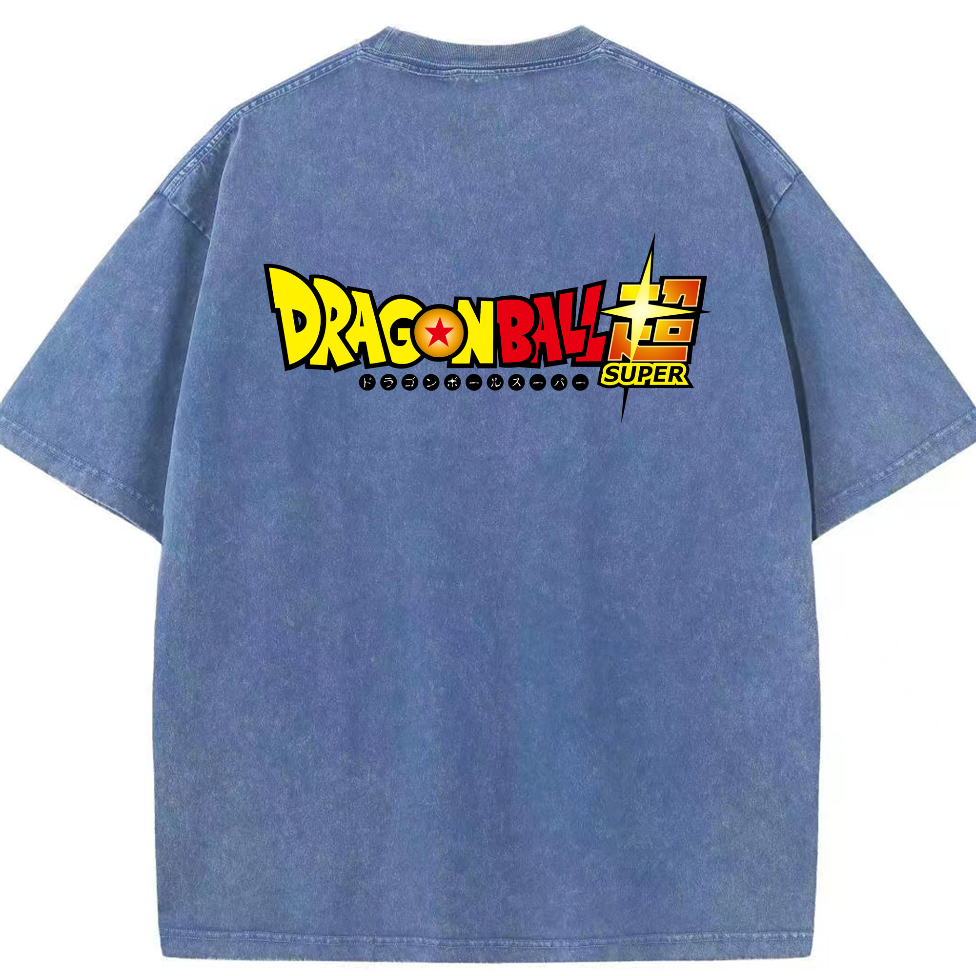 （画像用） ドラゴンボール DRAGON BALL 綿100% ヴィンテージ風 半袖Tシャツ（背面プリント）