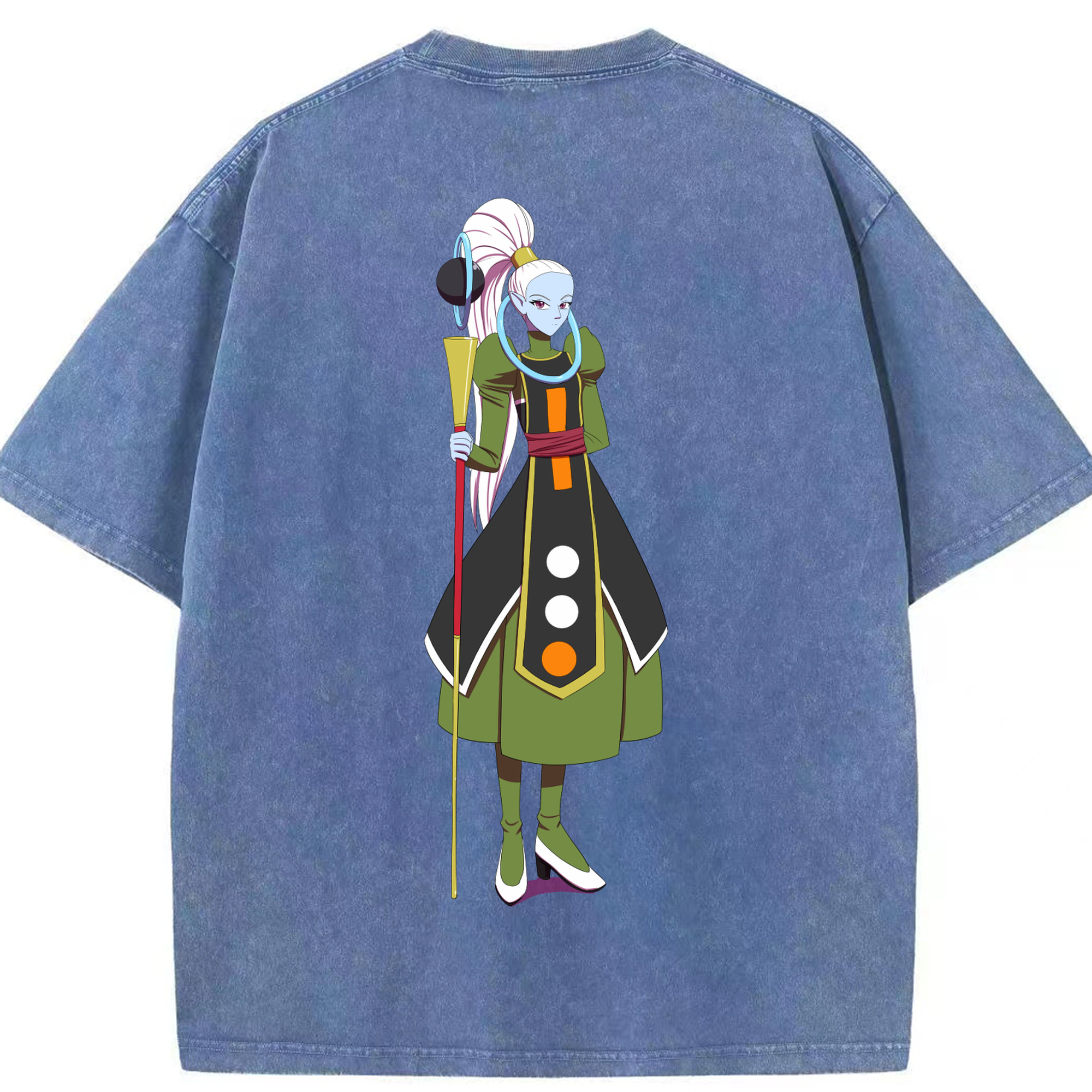 （画像用） ドラゴンボール DRAGON BALL 綿100% ヴィンテージ風 半袖Tシャツ（背面プリント）