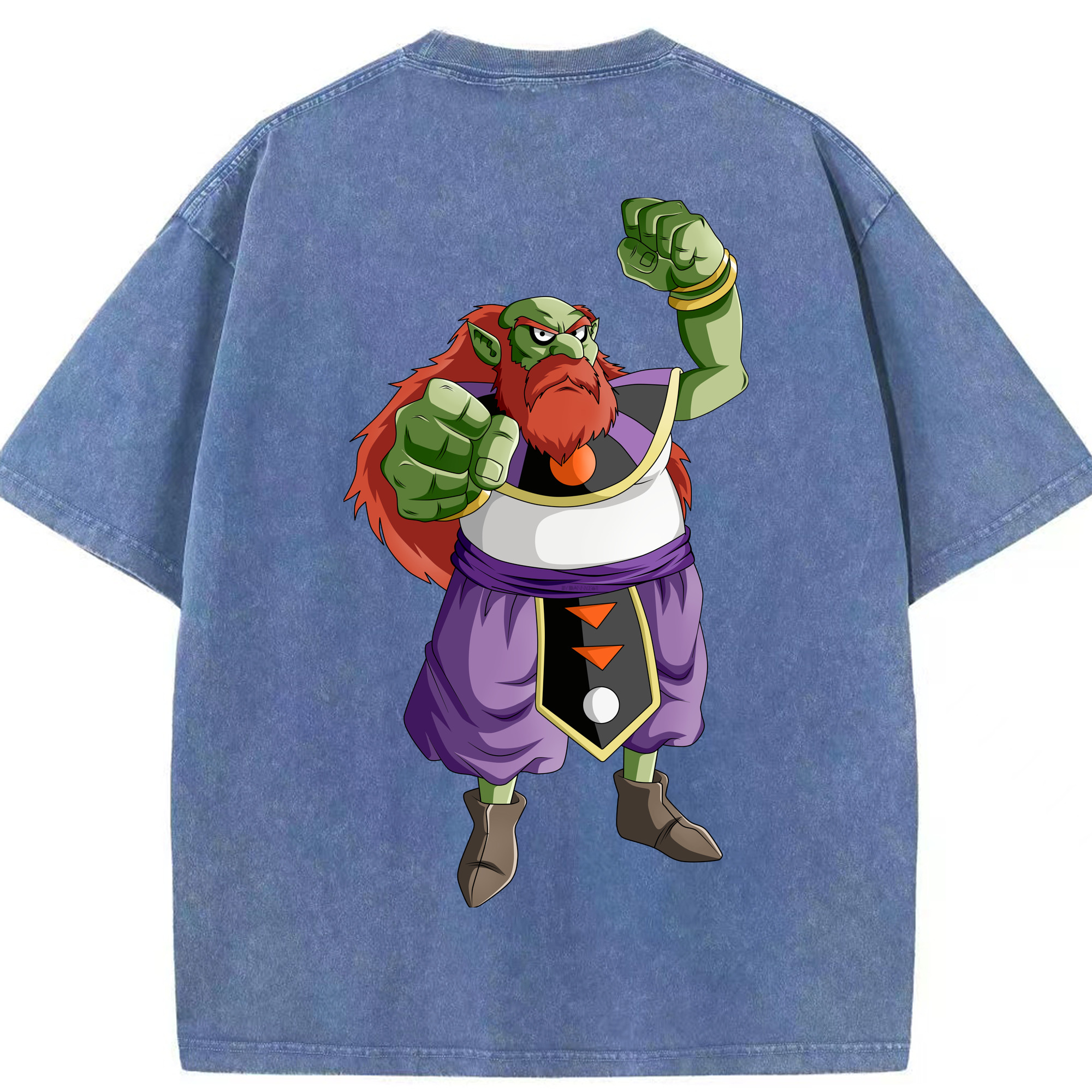 （画像用） ドラゴンボール DRAGON BALL 綿100% ヴィンテージ風 半袖Tシャツ（背面プリント）