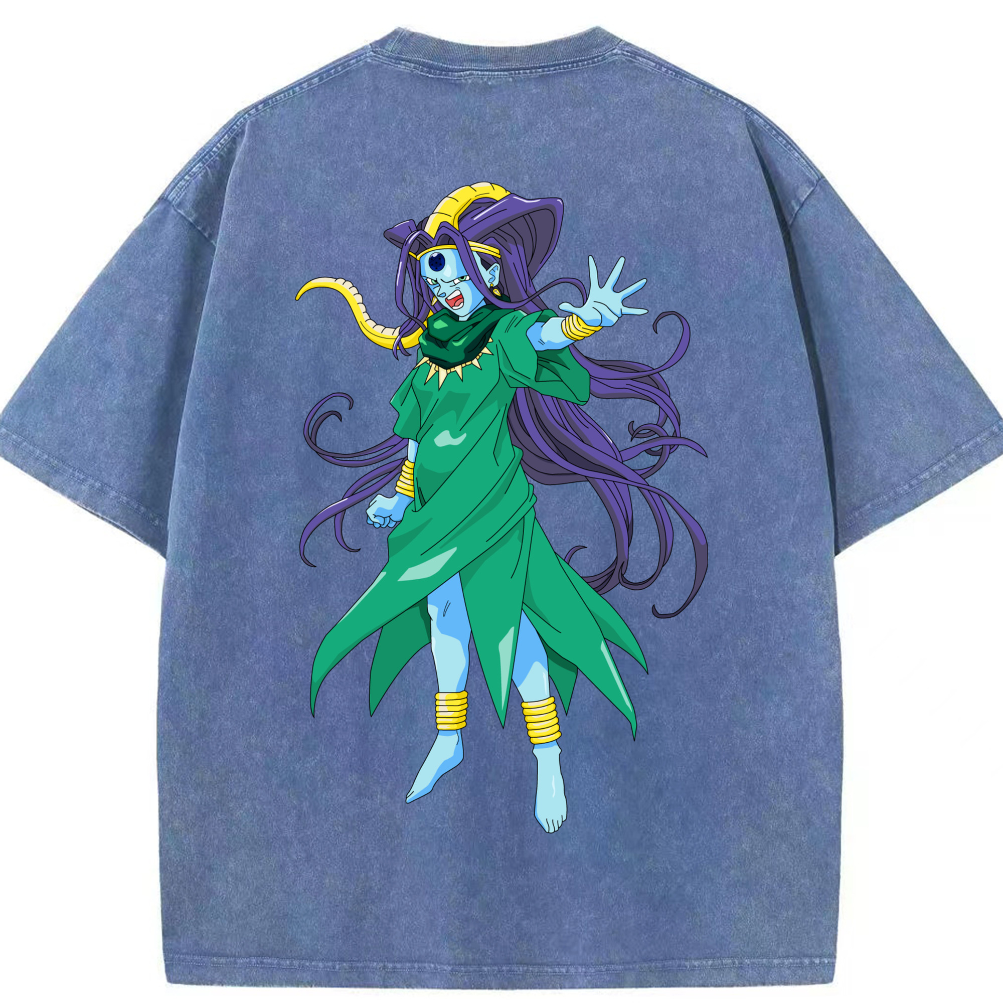 （画像用） ドラゴンボール DRAGON BALL 綿100% ヴィンテージ風 半袖Tシャツ（背面プリント）