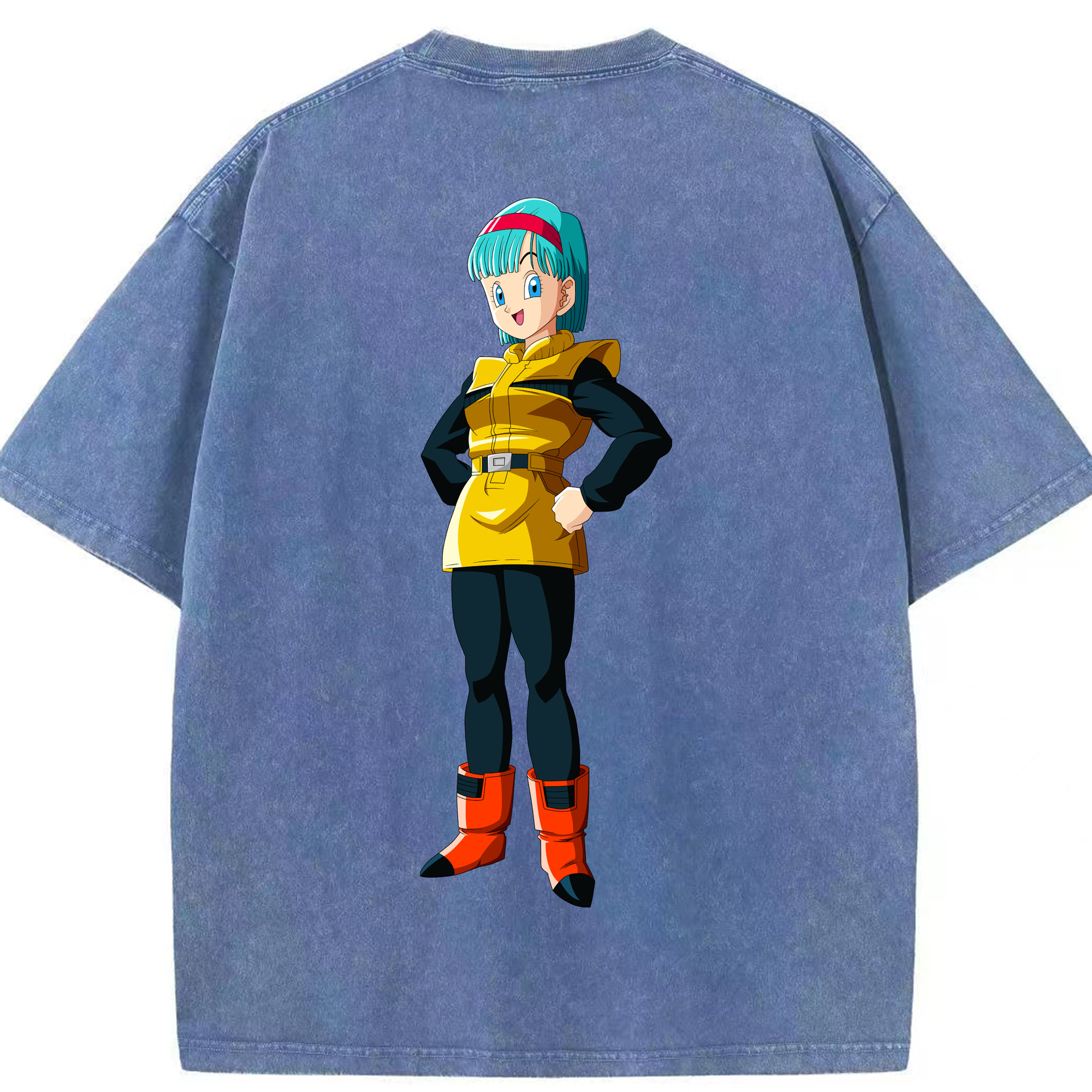 （画像用） ドラゴンボール DRAGON BALL 綿100% ヴィンテージ風 半袖Tシャツ（背面プリント）