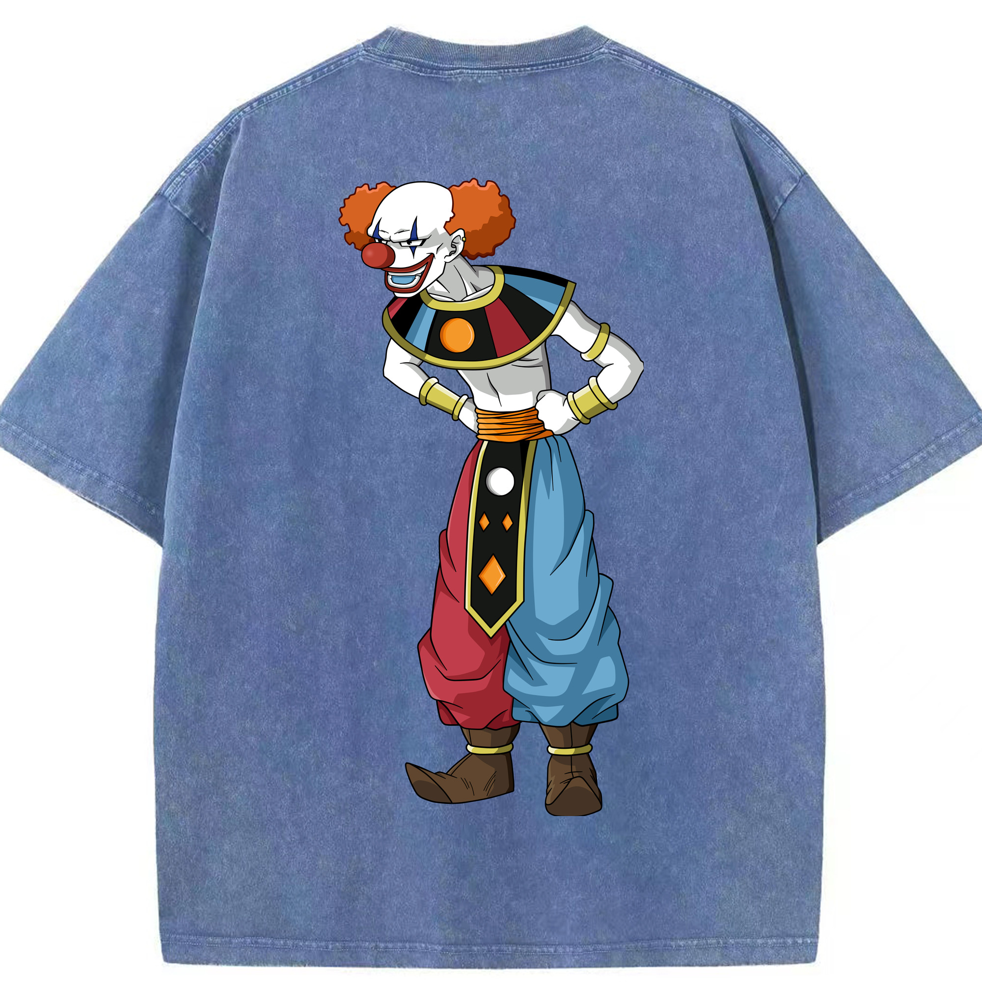 （画像用） ドラゴンボール DRAGON BALL 綿100% ヴィンテージ風 半袖Tシャツ（背面プリント）