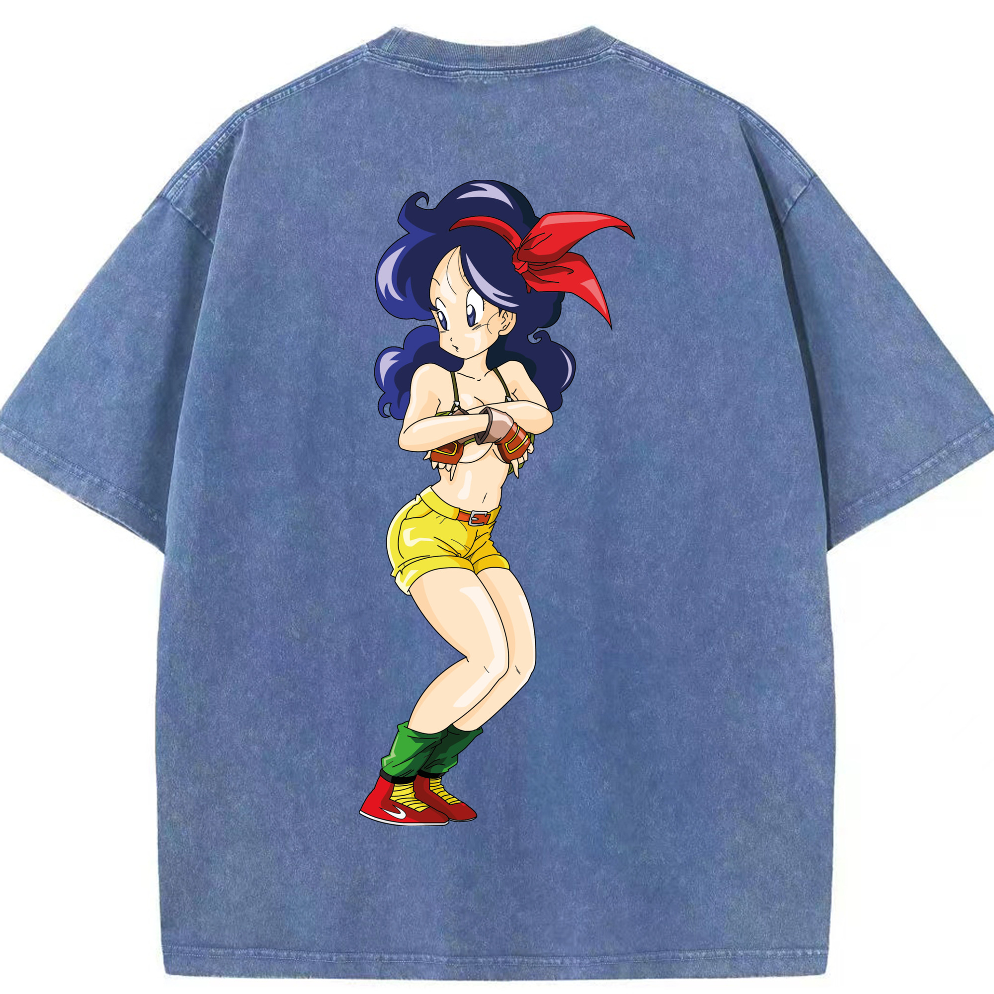 （画像用） ドラゴンボール DRAGON BALL 綿100% ヴィンテージ風 半袖Tシャツ（背面プリント）