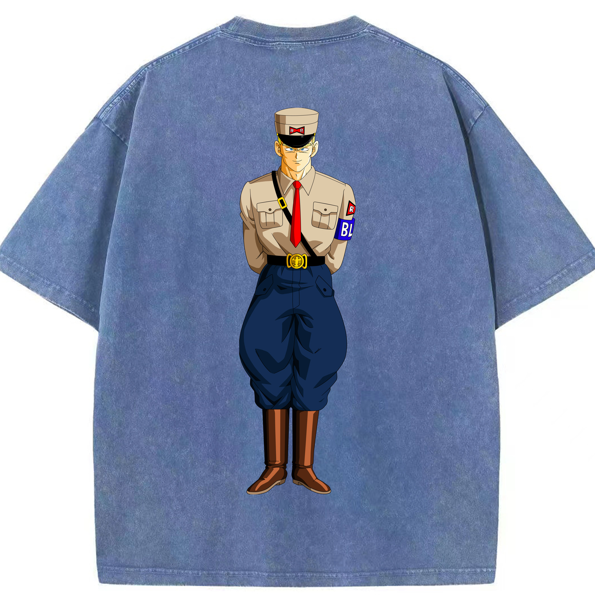 （画像用） ドラゴンボール DRAGON BALL 綿100% ヴィンテージ風 半袖Tシャツ（背面プリント）