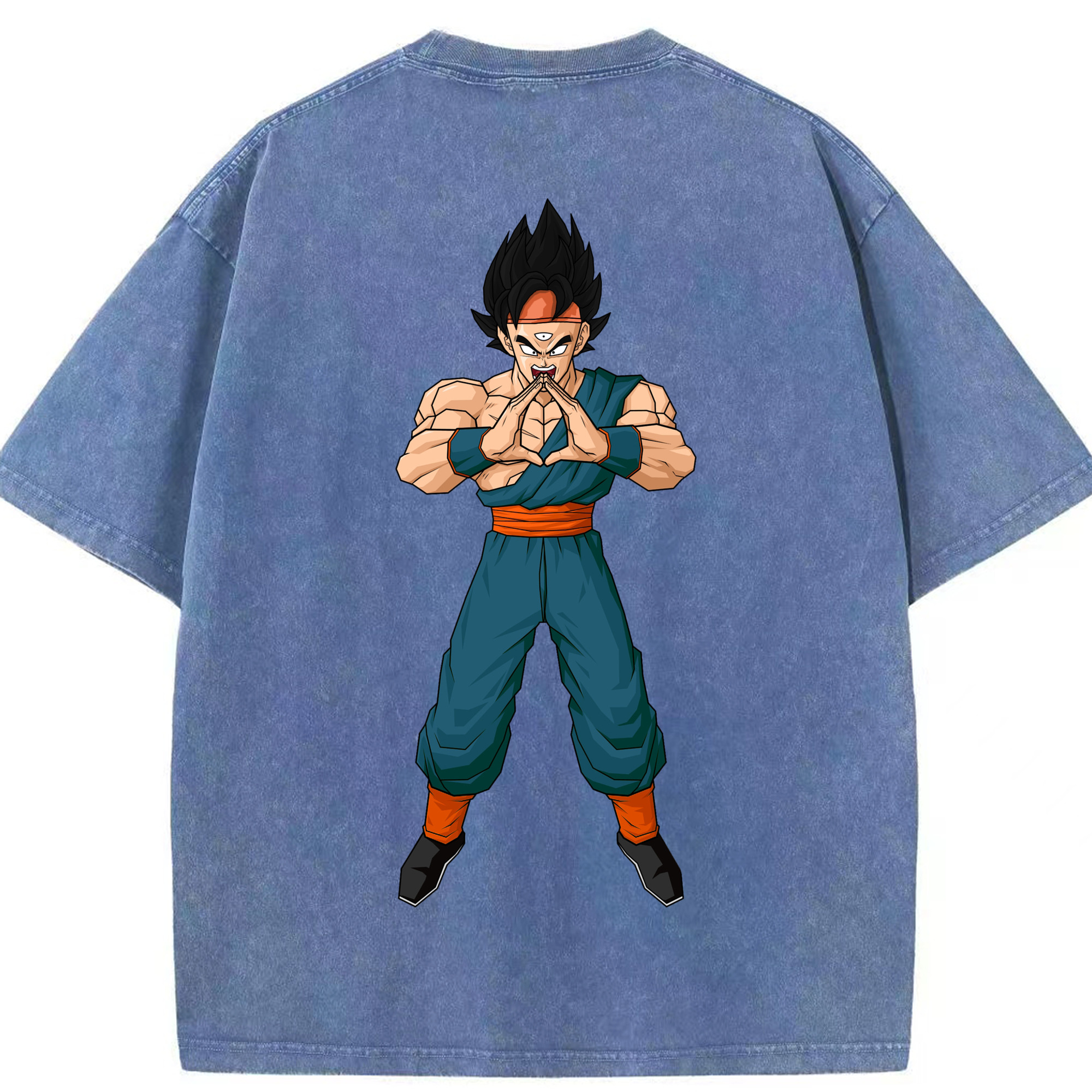 （画像用） ドラゴンボール DRAGON BALL 綿100% ヴィンテージ風 半袖Tシャツ（背面プリント）