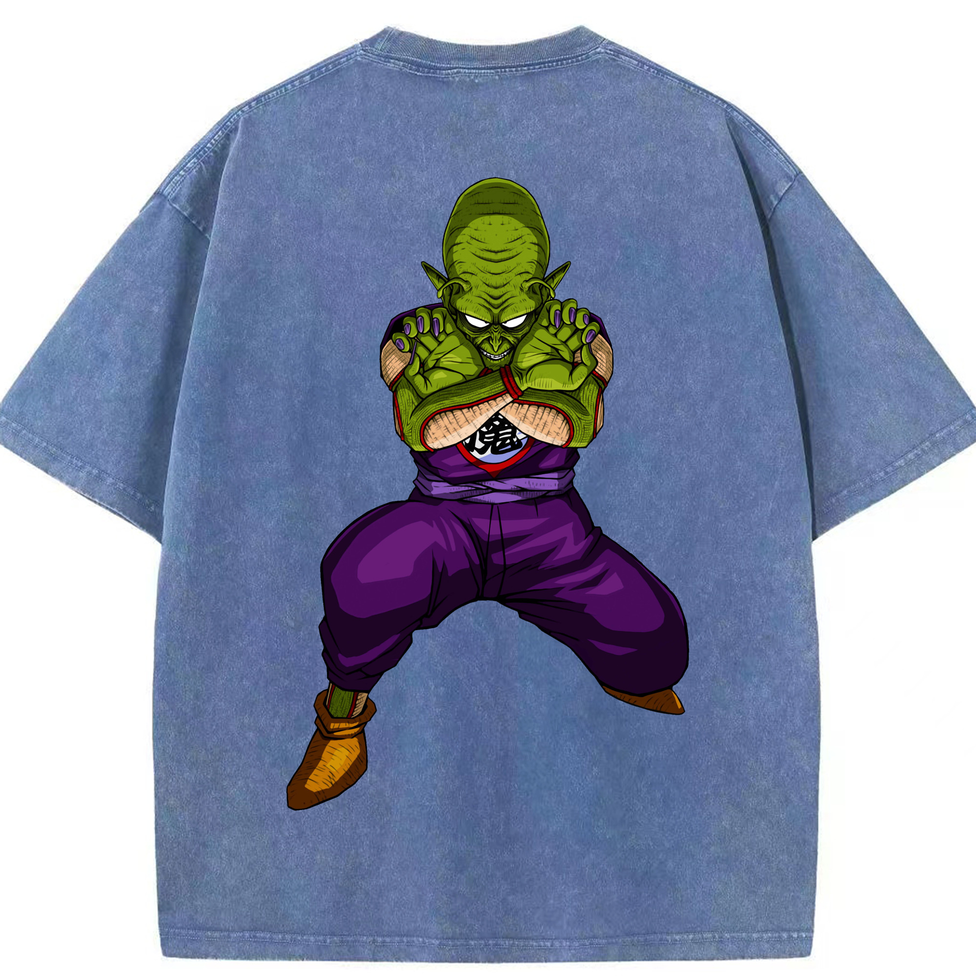 （画像用） ドラゴンボール DRAGON BALL 綿100% ヴィンテージ風 半袖Tシャツ（背面プリント）