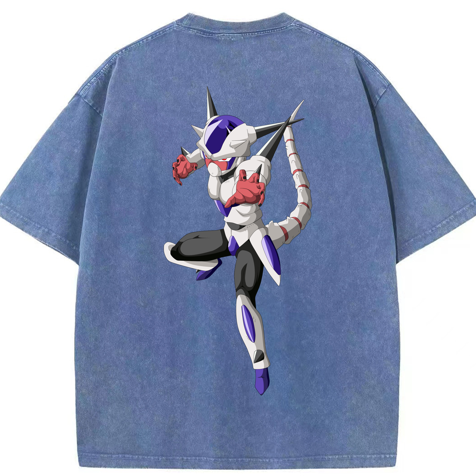 （画像用） ドラゴンボール クリーサ DRAGON BALL Kulisa 綿100% ヴィンテージ風 半袖Tシャツ（背面プリント）