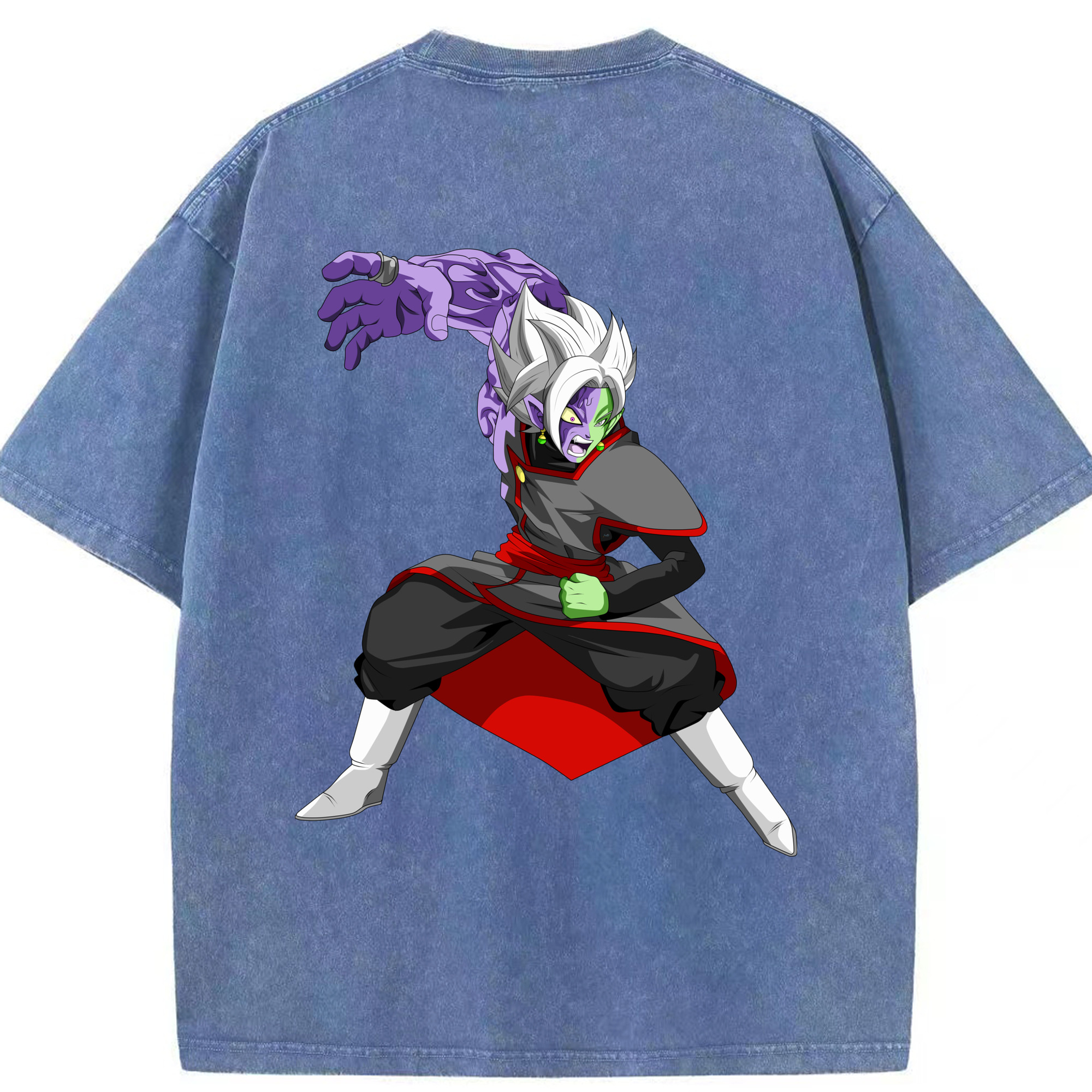 （画像用） ドラゴンボール ベジット DRAGON BALL Vegetto 綿100% ヴィンテージ風 半袖Tシャツ（背面プリント）