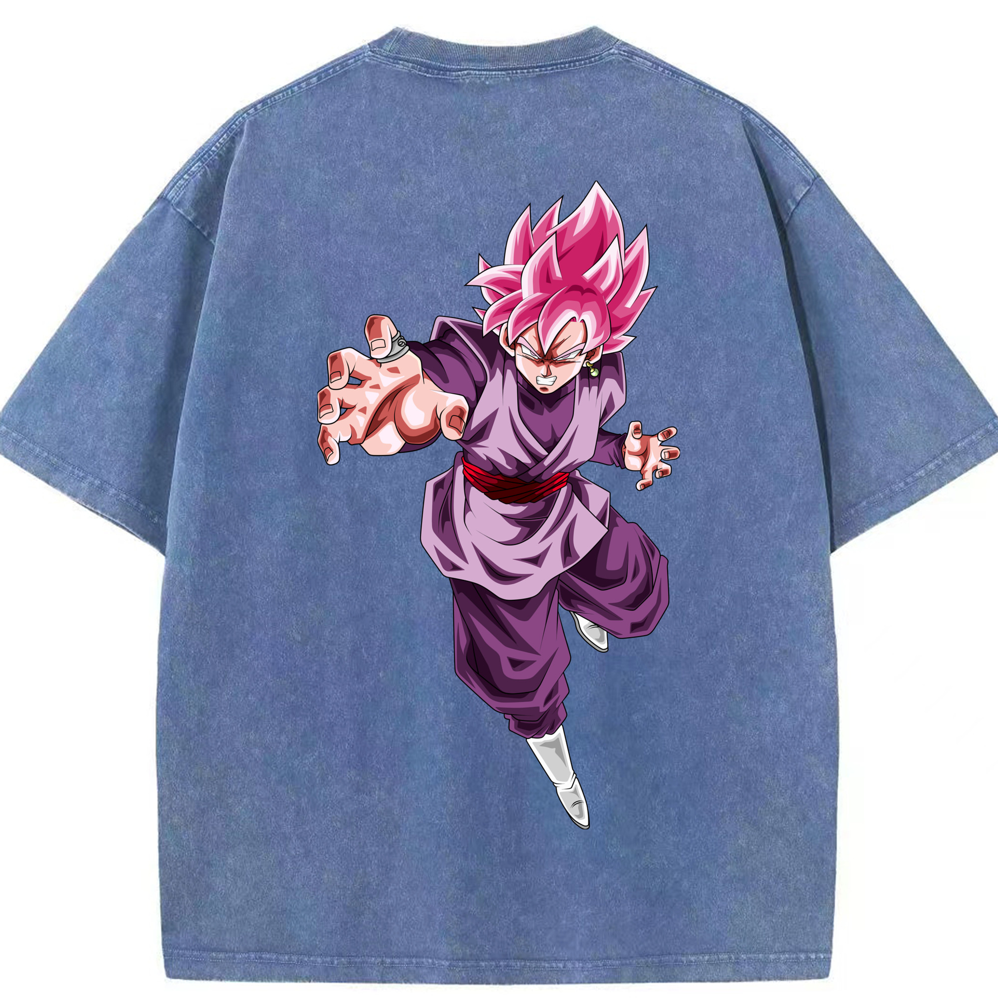 （画像用） ドラゴンボール ベジット DRAGON BALL Vegetto 綿100% ヴィンテージ風 半袖Tシャツ（背面プリント）