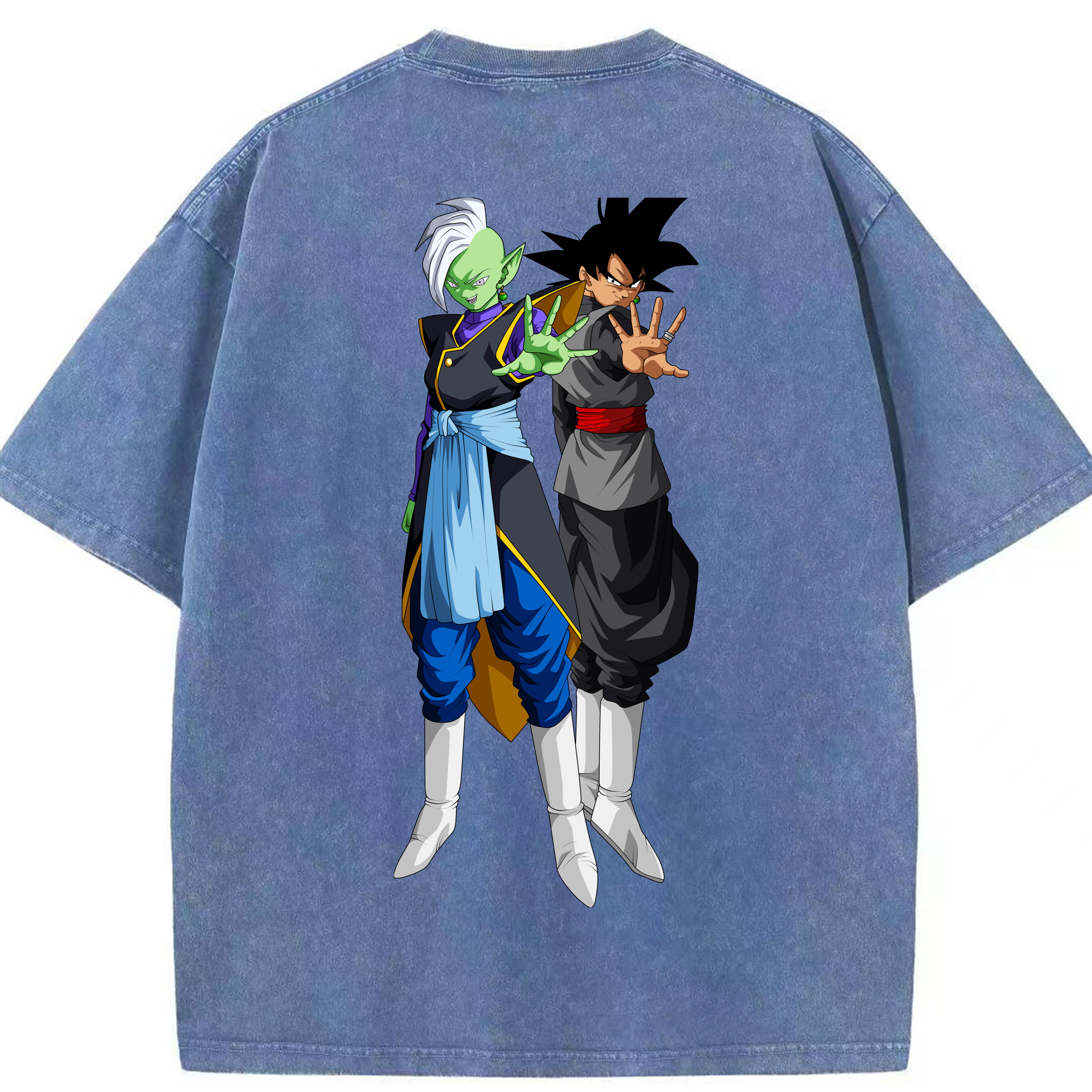 （画像用） ドラゴンボール DRAGON BALL 綿100% ヴィンテージ風 半袖Tシャツ（背面プリント）