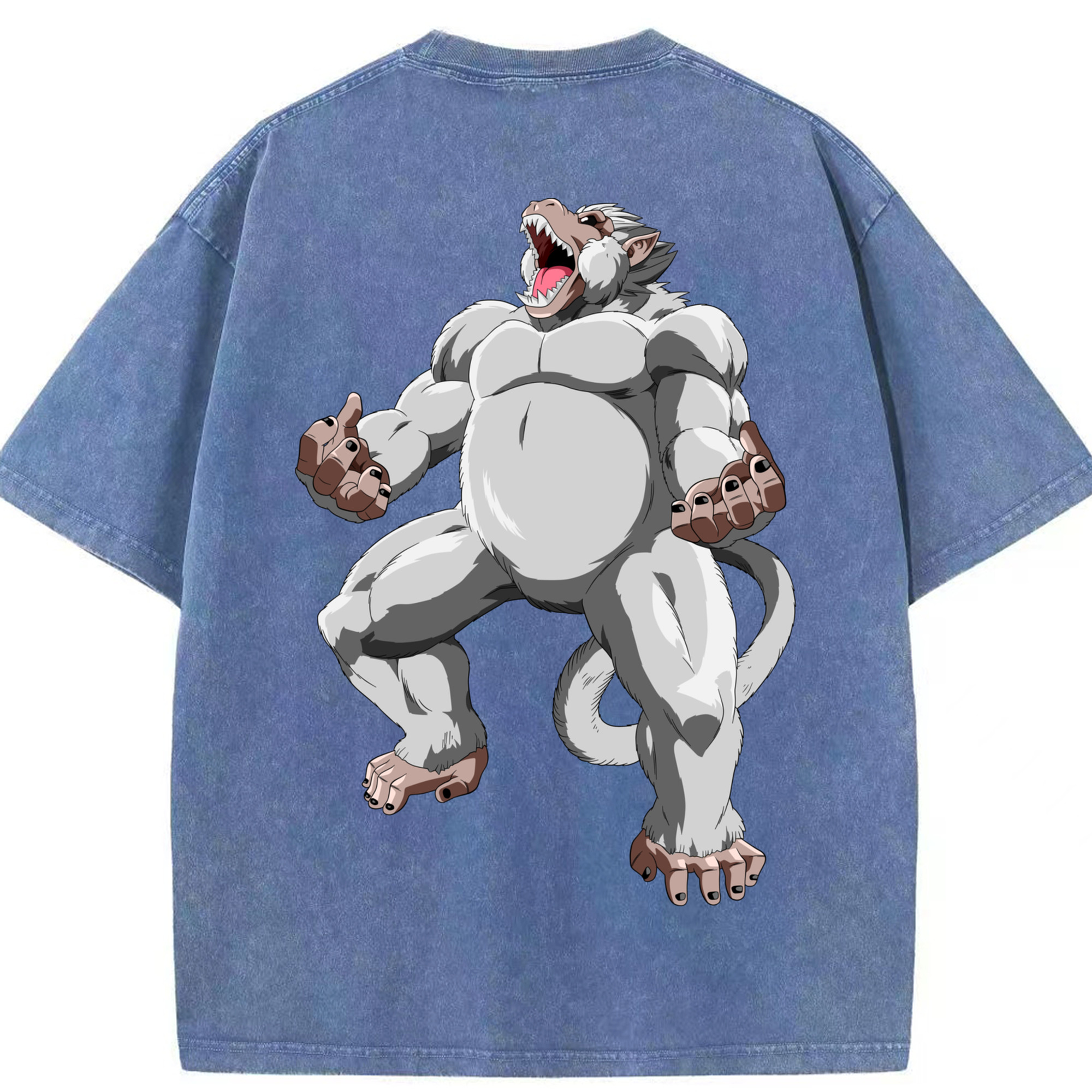 （画像用） ドラゴンボール DRAGON BALL 綿100% ヴィンテージ風 半袖Tシャツ（背面プリント）