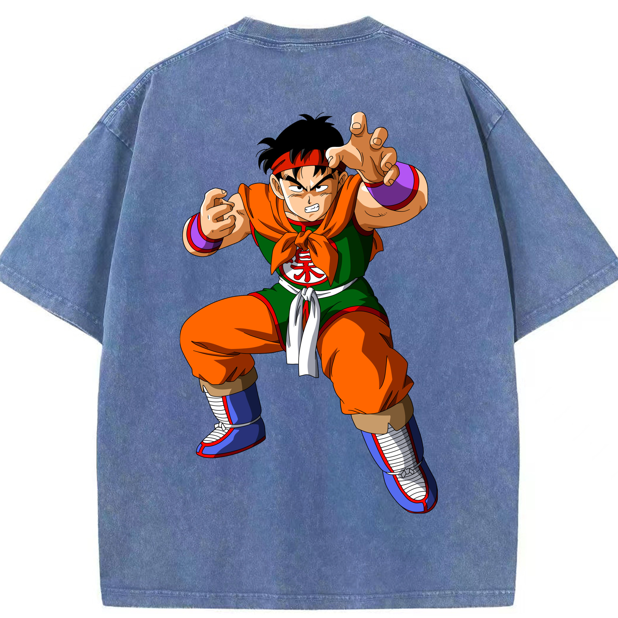 （画像用） ドラゴンボール DRAGON BALL 綿100% ヴィンテージ風 半袖Tシャツ（背面プリント）