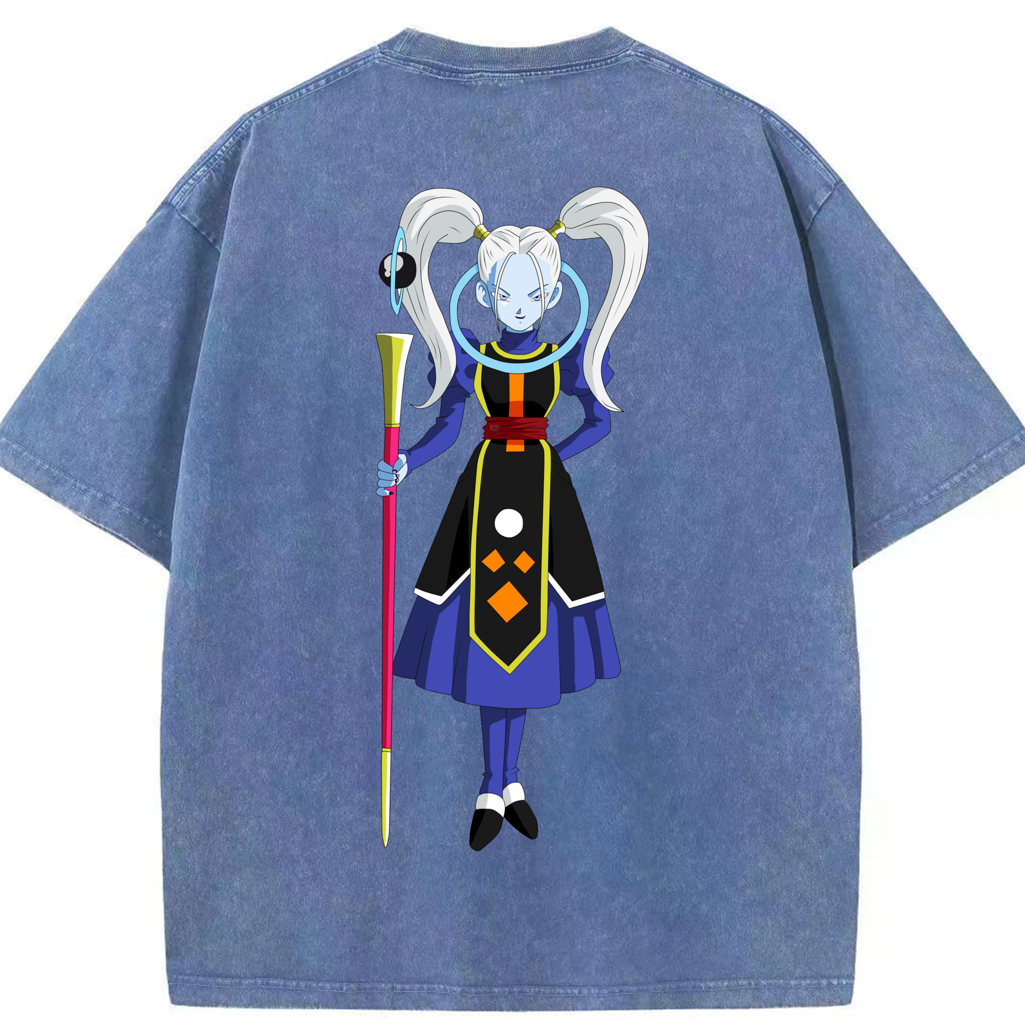 （画像用） ドラゴンボール DRAGON BALL 綿100% ヴィンテージ風 半袖Tシャツ（背面プリント）