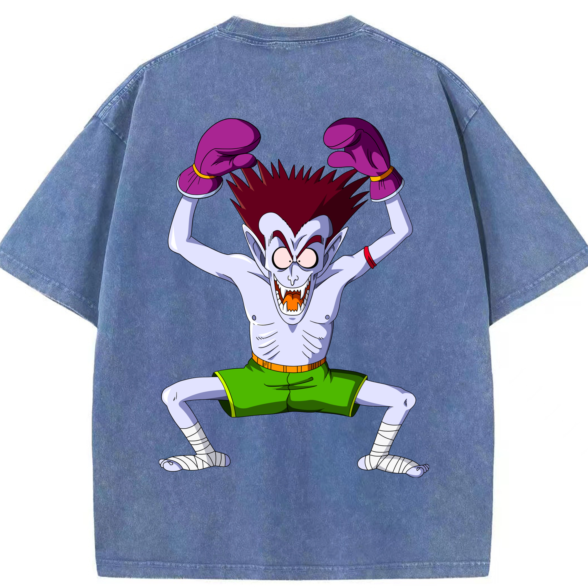 （画像用） ドラゴンボール DRAGON BALL 綿100% ヴィンテージ風 半袖Tシャツ（背面プリント）