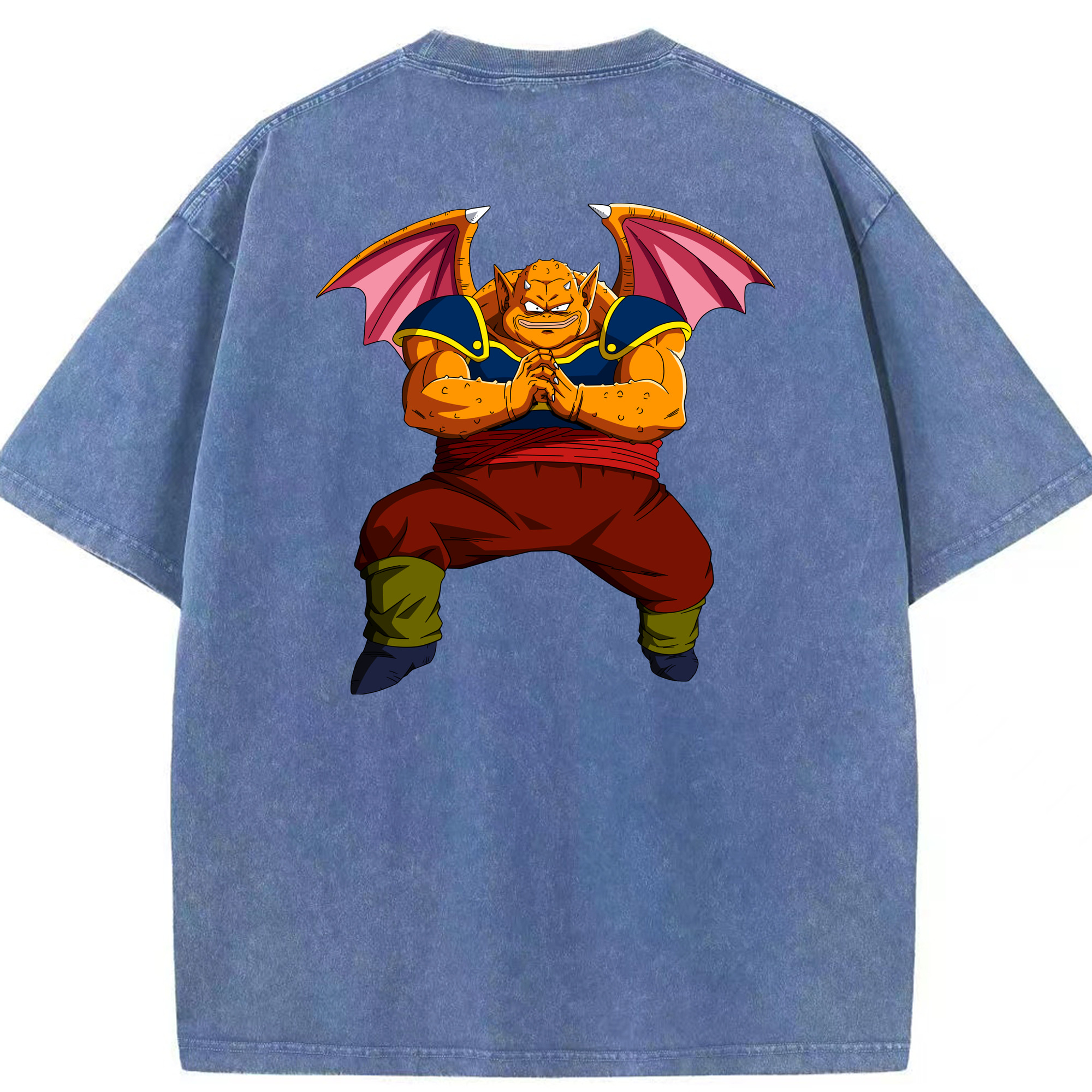 （画像用） ドラゴンボール DRAGON BALL 綿100% ヴィンテージ風 半袖Tシャツ（背面プリント）
