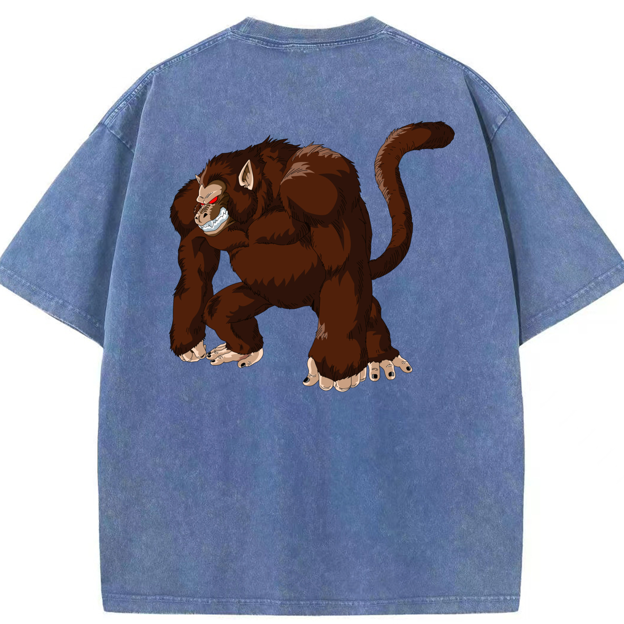 （画像用） ドラゴンボール DRAGON BALL 綿100% ヴィンテージ風 半袖Tシャツ（背面プリント）