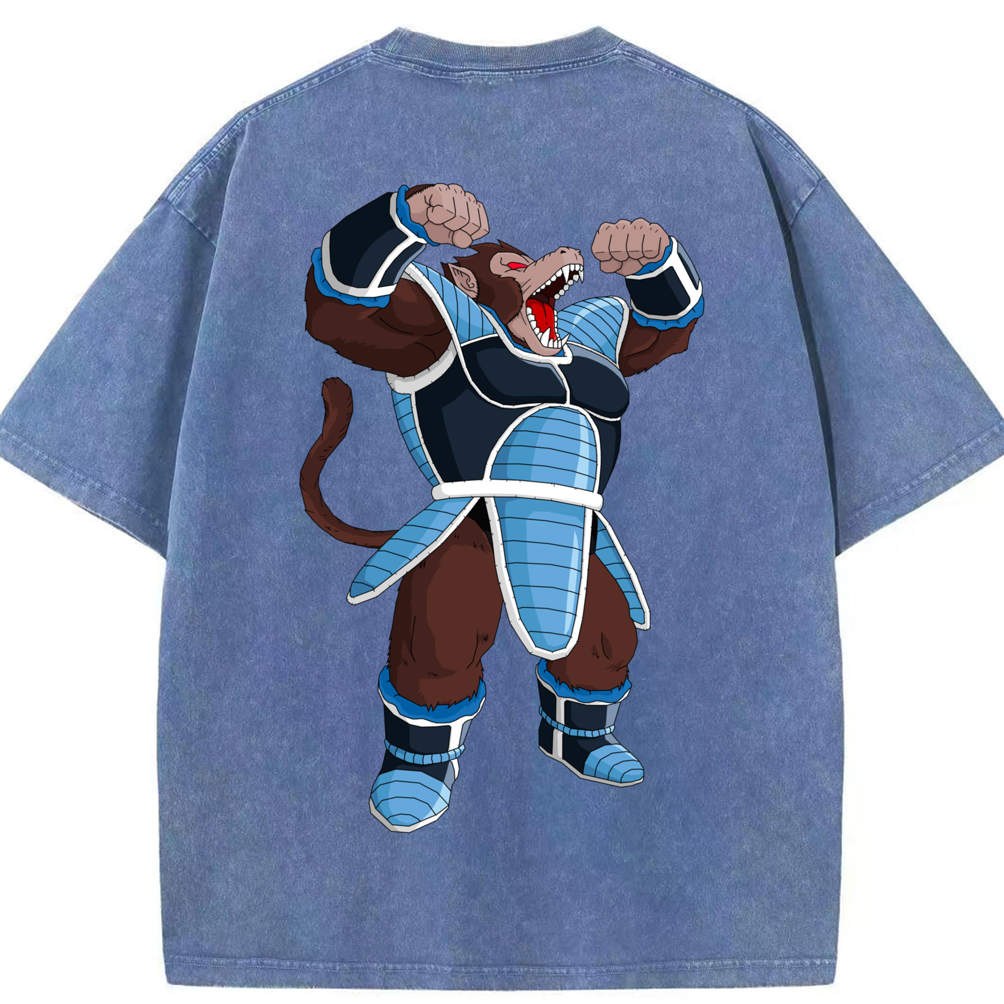 （画像用） ドラゴンボール DRAGON BALL 綿100% ヴィンテージ風 半袖Tシャツ（背面プリント）