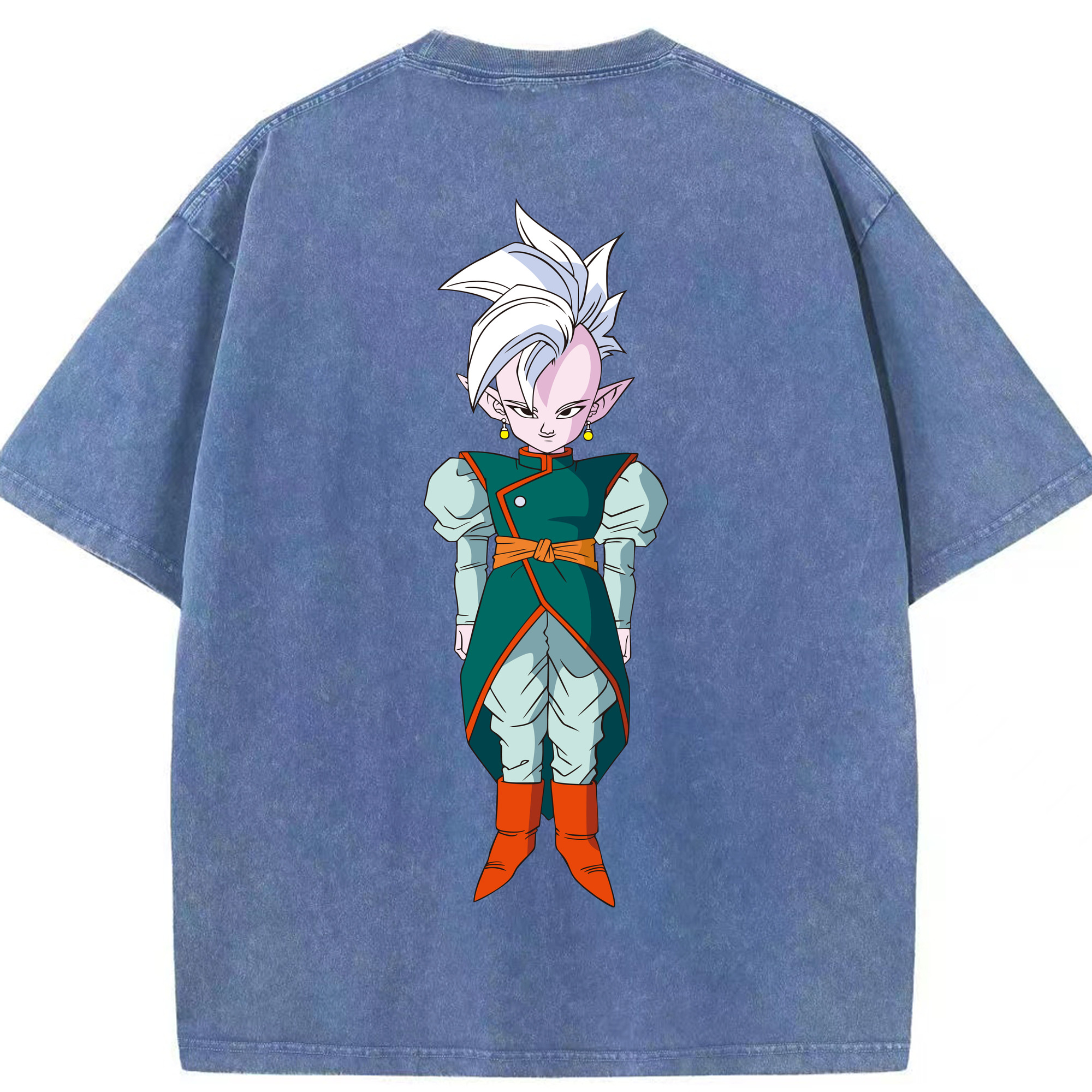 （画像用） ドラゴンボール DRAGON BALL 綿100% ヴィンテージ風 半袖Tシャツ（背面プリント）