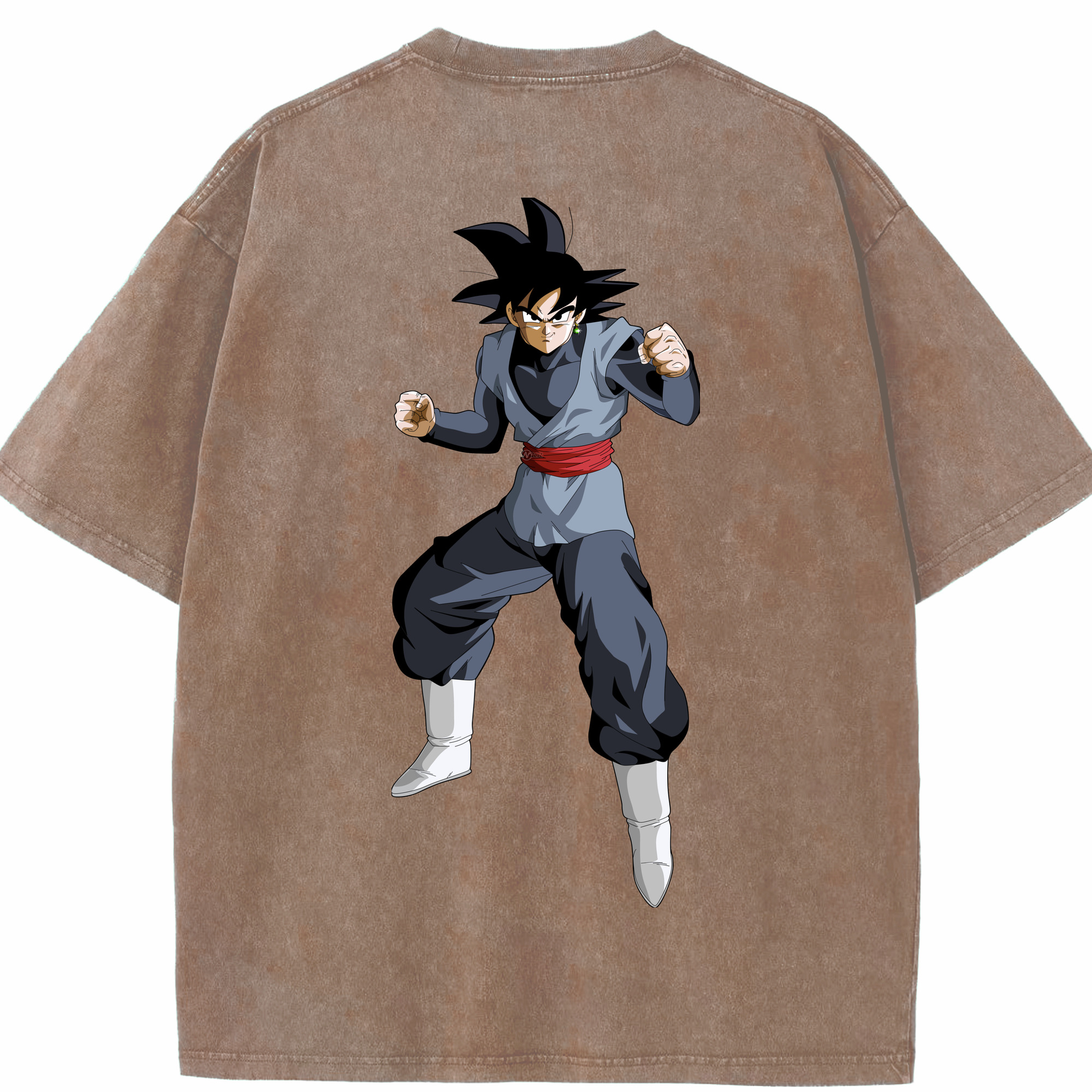 （画像用） ドラゴンボール ベジータ四世（Bejīta Yonsei）DRAGON BALL Vegeta IV 綿100% ヴィンテージ風 半袖Tシャツ（背面プリント）