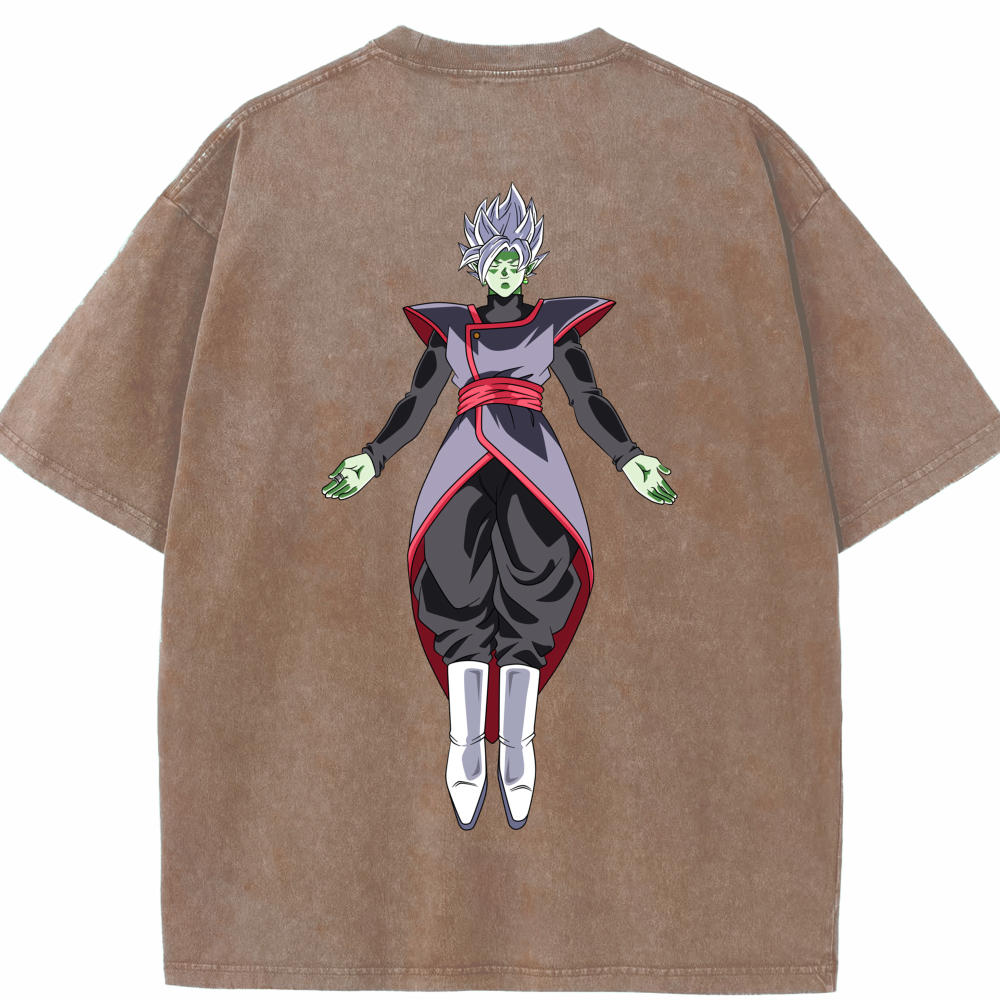 （画像用） ドラゴンボール ベジット DRAGON BALL Vegetto 綿100% ヴィンテージ風 半袖Tシャツ（背面プリント）
