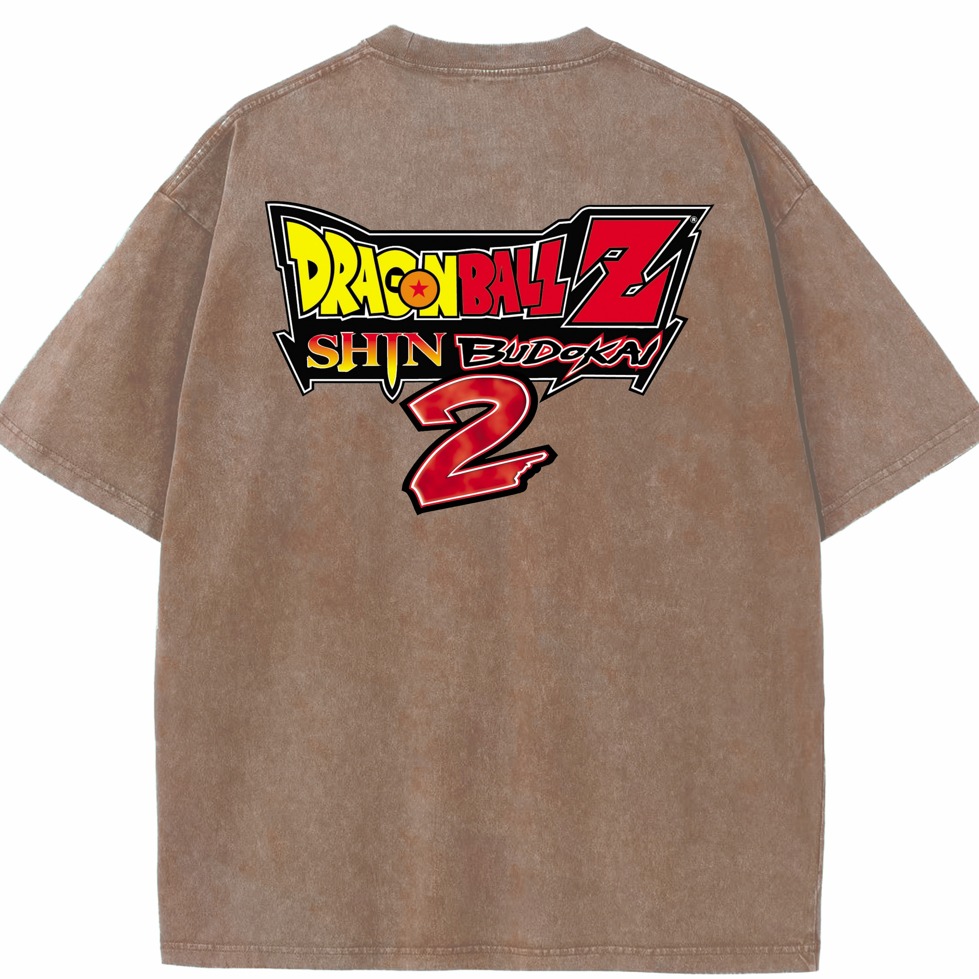 （画像用） ドラゴンボール DRAGON BALL 綿100% ヴィンテージ風 半袖Tシャツ（背面プリント）