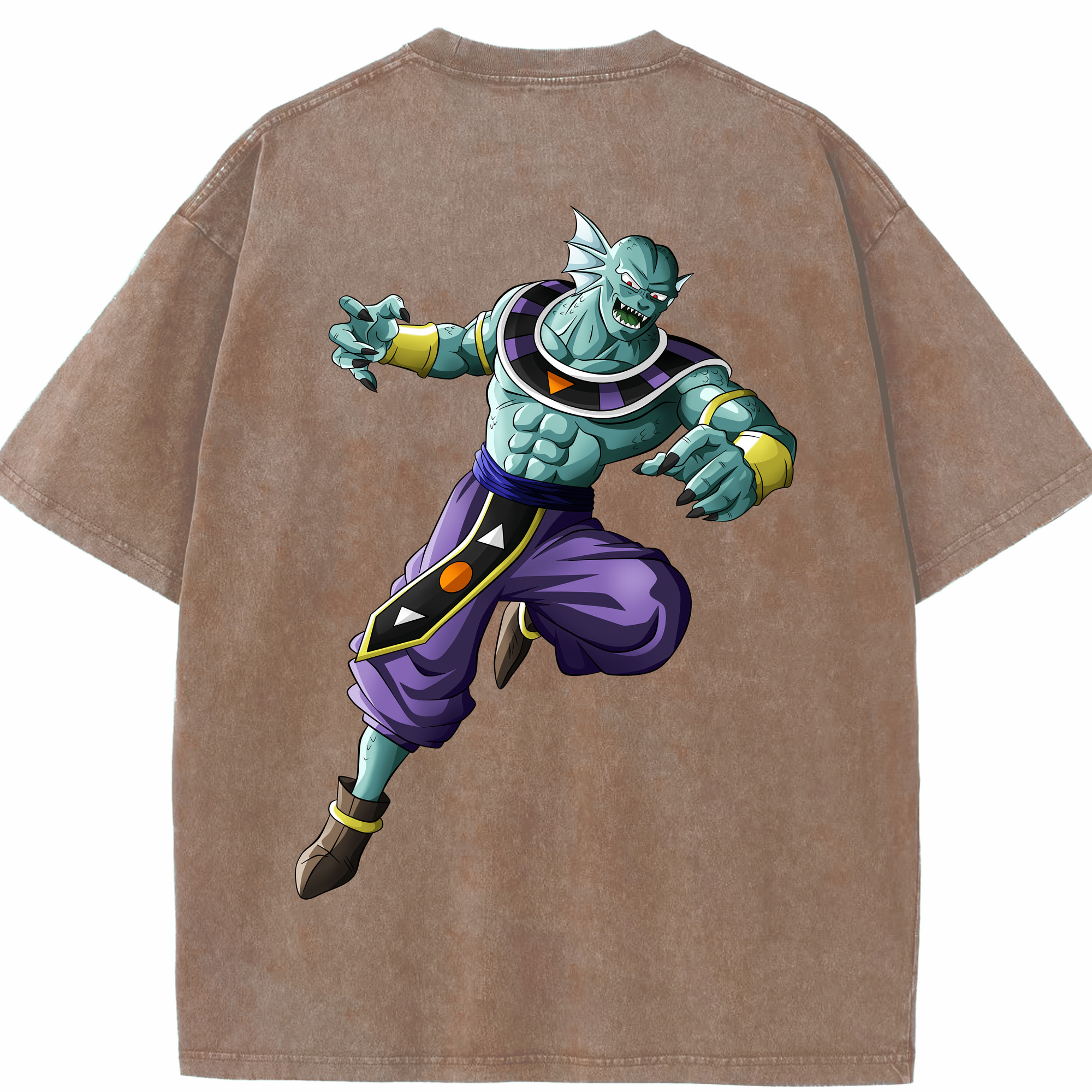 （画像用） ドラゴンボール DRAGON BALL 綿100% ヴィンテージ風 半袖Tシャツ（背面プリント）