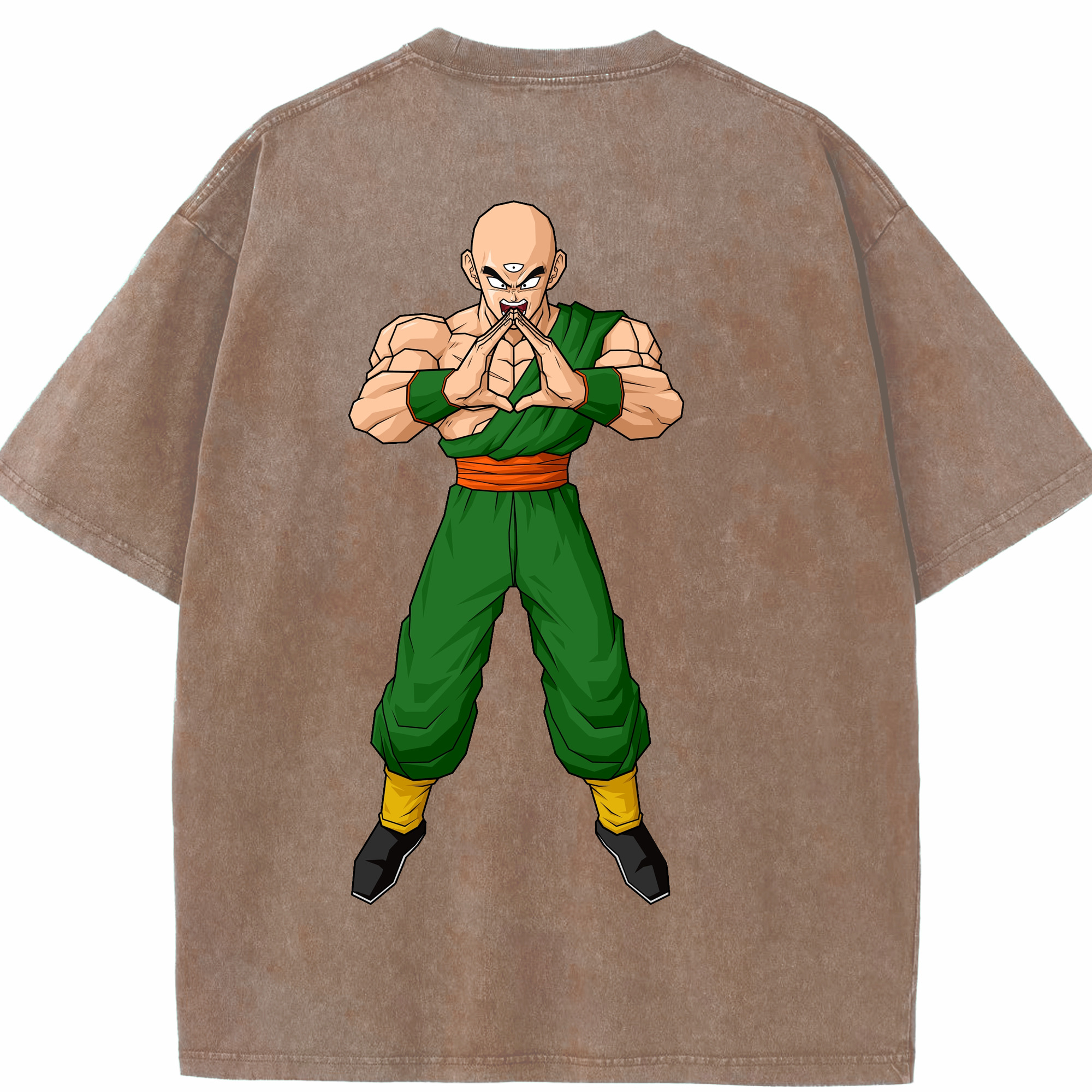 （画像用） ドラゴンボール DRAGON BALL 綿100% ヴィンテージ風 半袖Tシャツ（背面プリント）