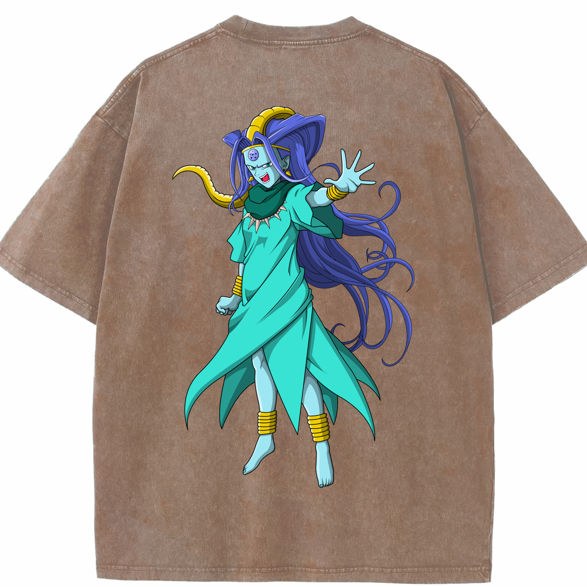 （画像用） ドラゴンボール DRAGON BALL 綿100% ヴィンテージ風 半袖Tシャツ（背面プリント）