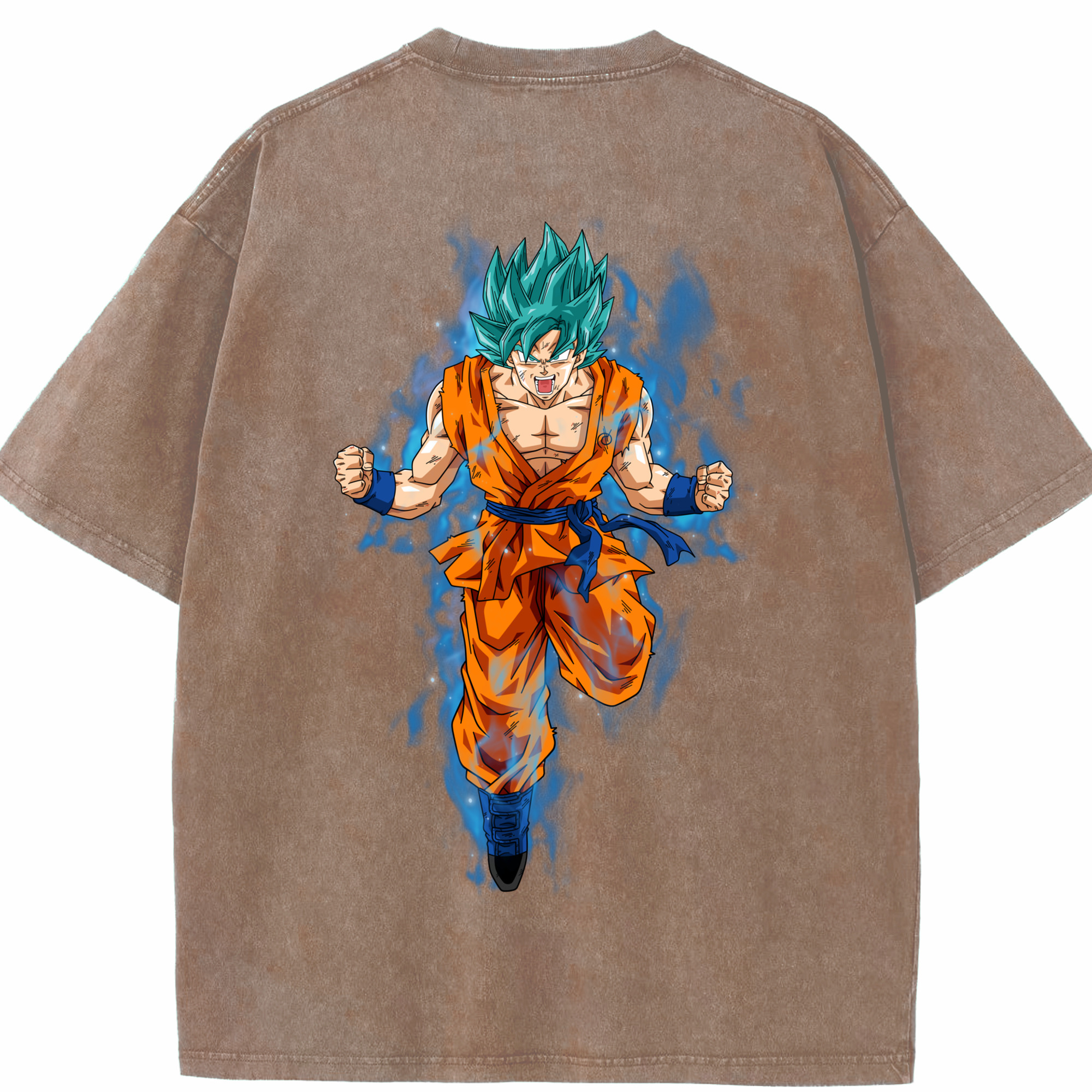 （画像用） ドラゴンボール 孫 悟飯（そんごはん）DRAGON BALL Son Gohan 綿100% ヴィンテージ風 半袖Tシャツ（背面プリント）