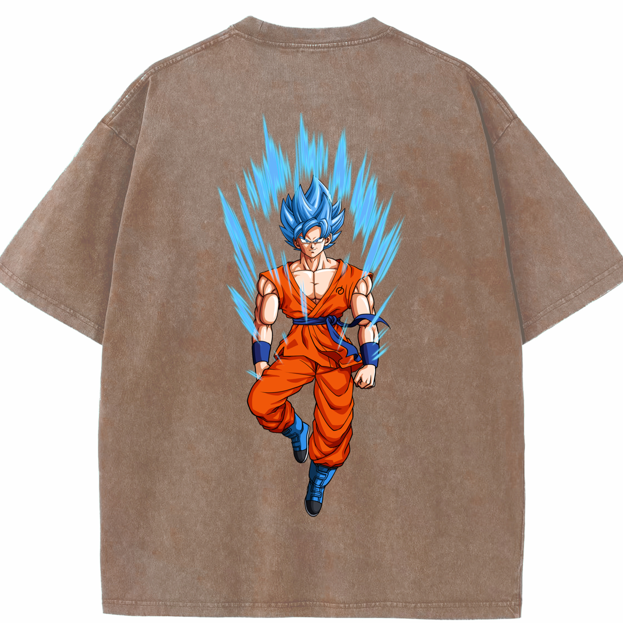（画像用） ドラゴンボール 孫 悟飯（そんごはん）DRAGON BALL Son Gohan 綿100% ヴィンテージ風 半袖Tシャツ（背面プリント）