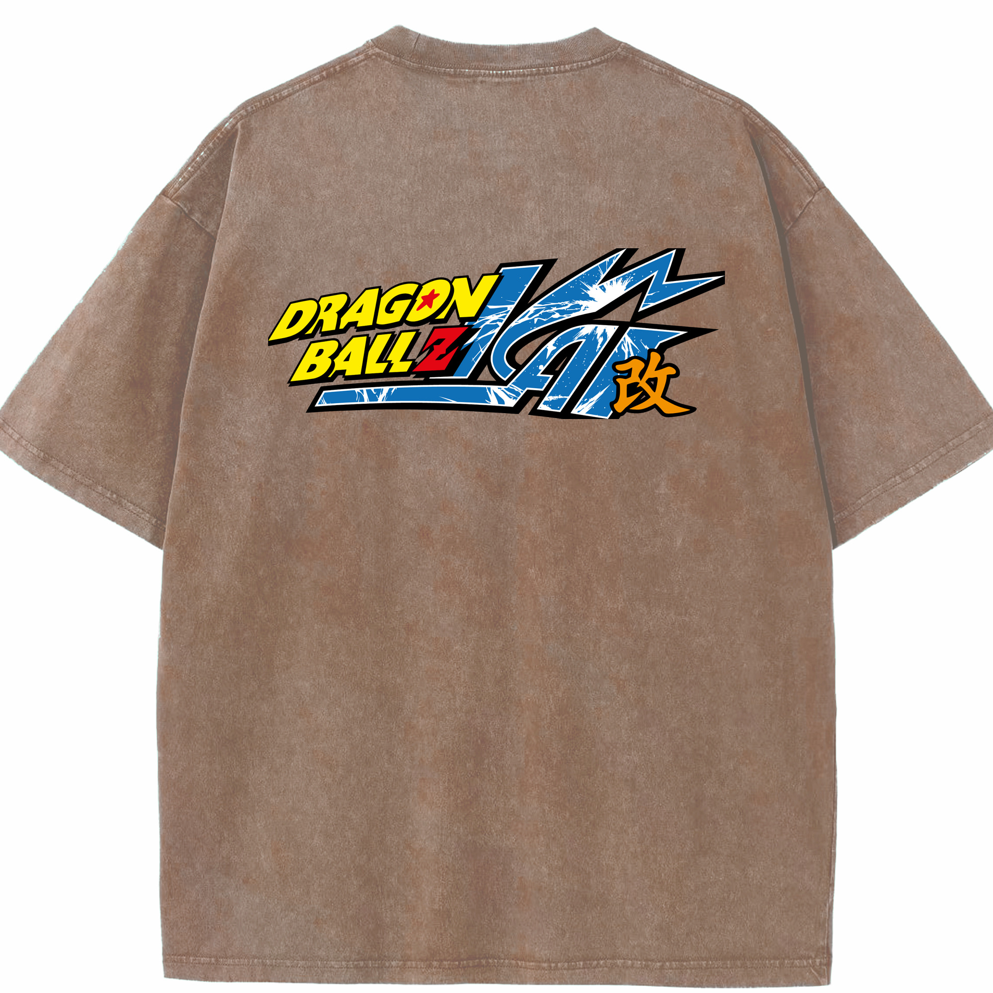 （画像用） ドラゴンボール DRAGON BALL 綿100% ヴィンテージ風 半袖Tシャツ（背面プリント）