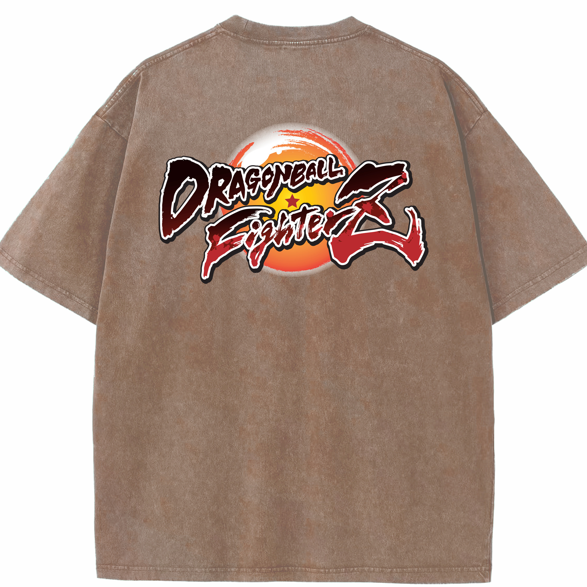 （画像用） ドラゴンボール DRAGON BALL 綿100% ヴィンテージ風 半袖Tシャツ（背面プリント）