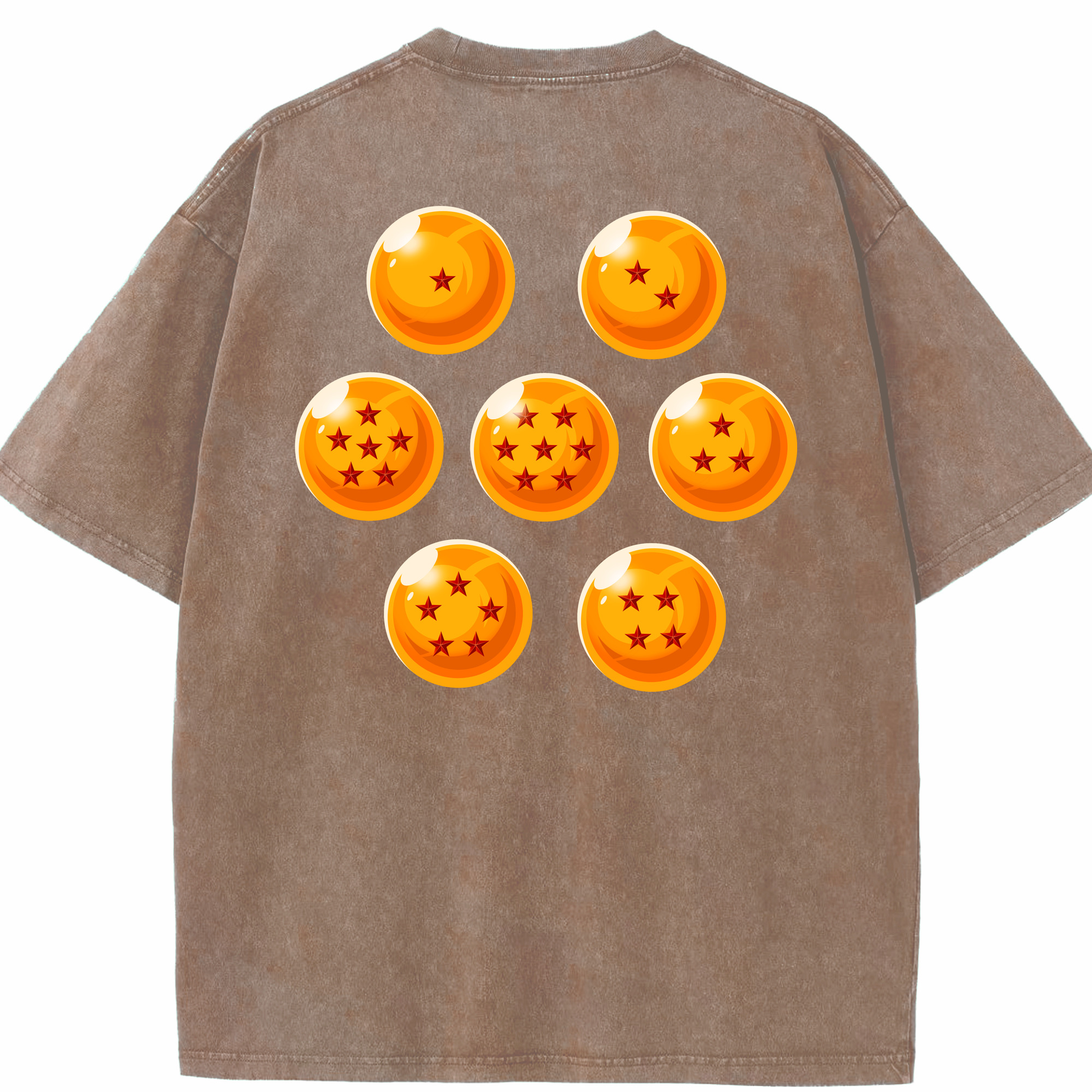 （画像用） ドラゴンボール DRAGON BALL 綿100% ヴィンテージ風 半袖Tシャツ（背面プリント）