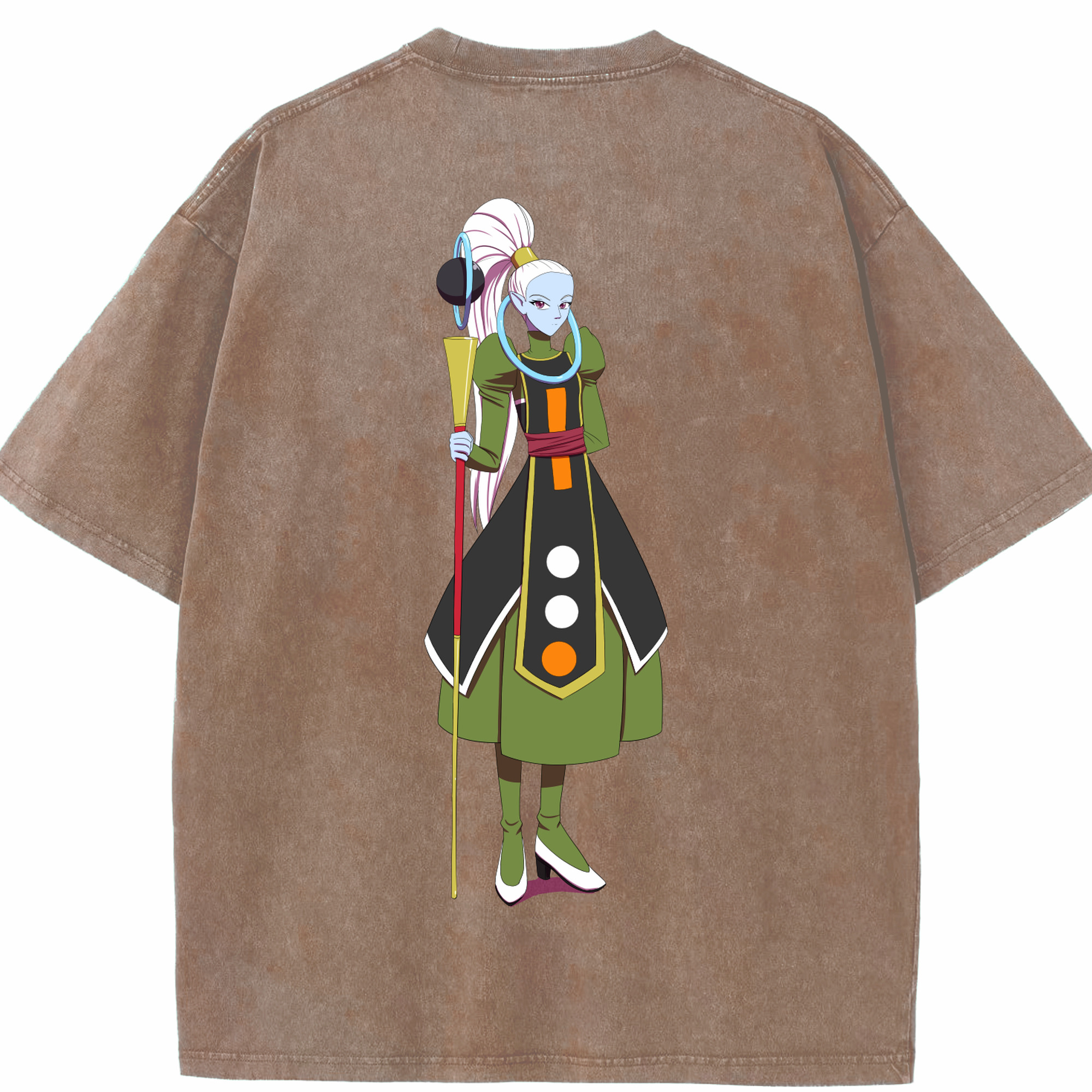 （画像用） ドラゴンボール DRAGON BALL 綿100% ヴィンテージ風 半袖Tシャツ（背面プリント）