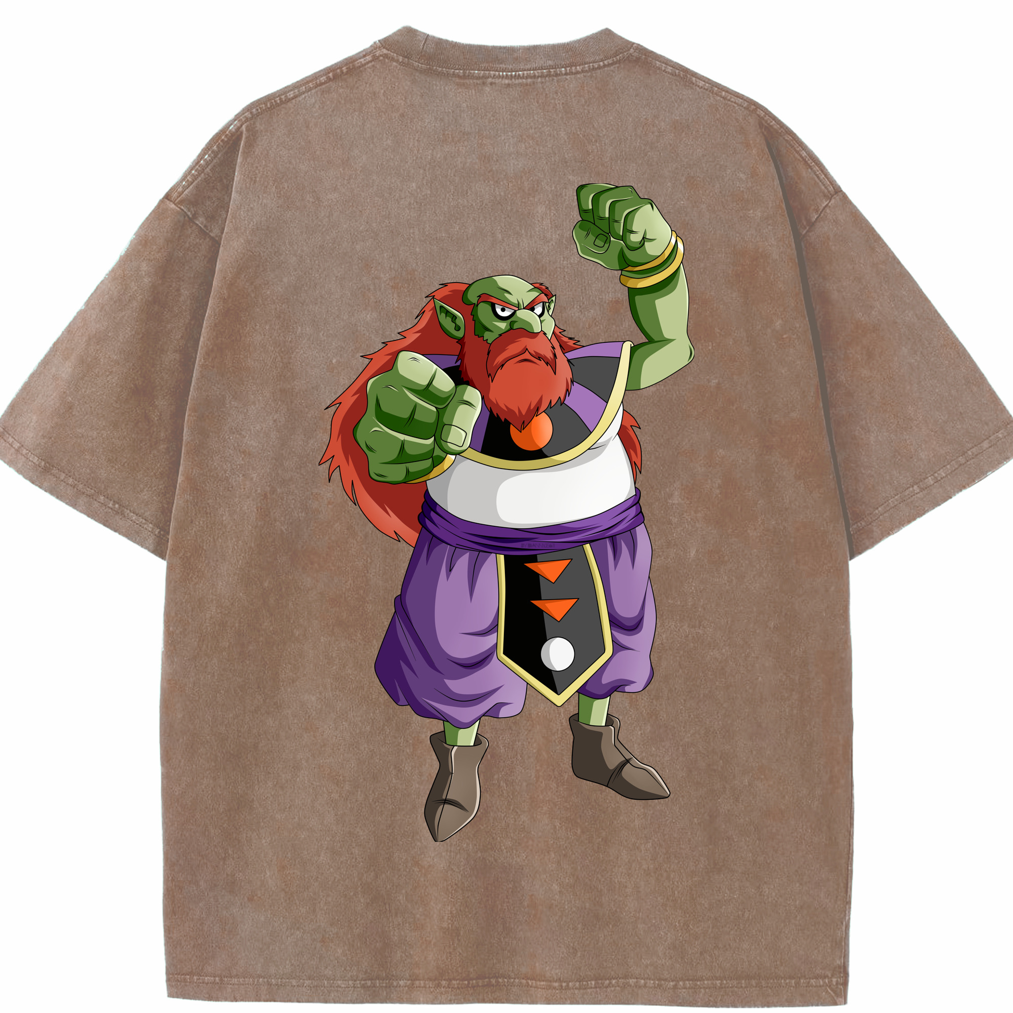 （画像用） ドラゴンボール DRAGON BALL 綿100% ヴィンテージ風 半袖Tシャツ（背面プリント）
