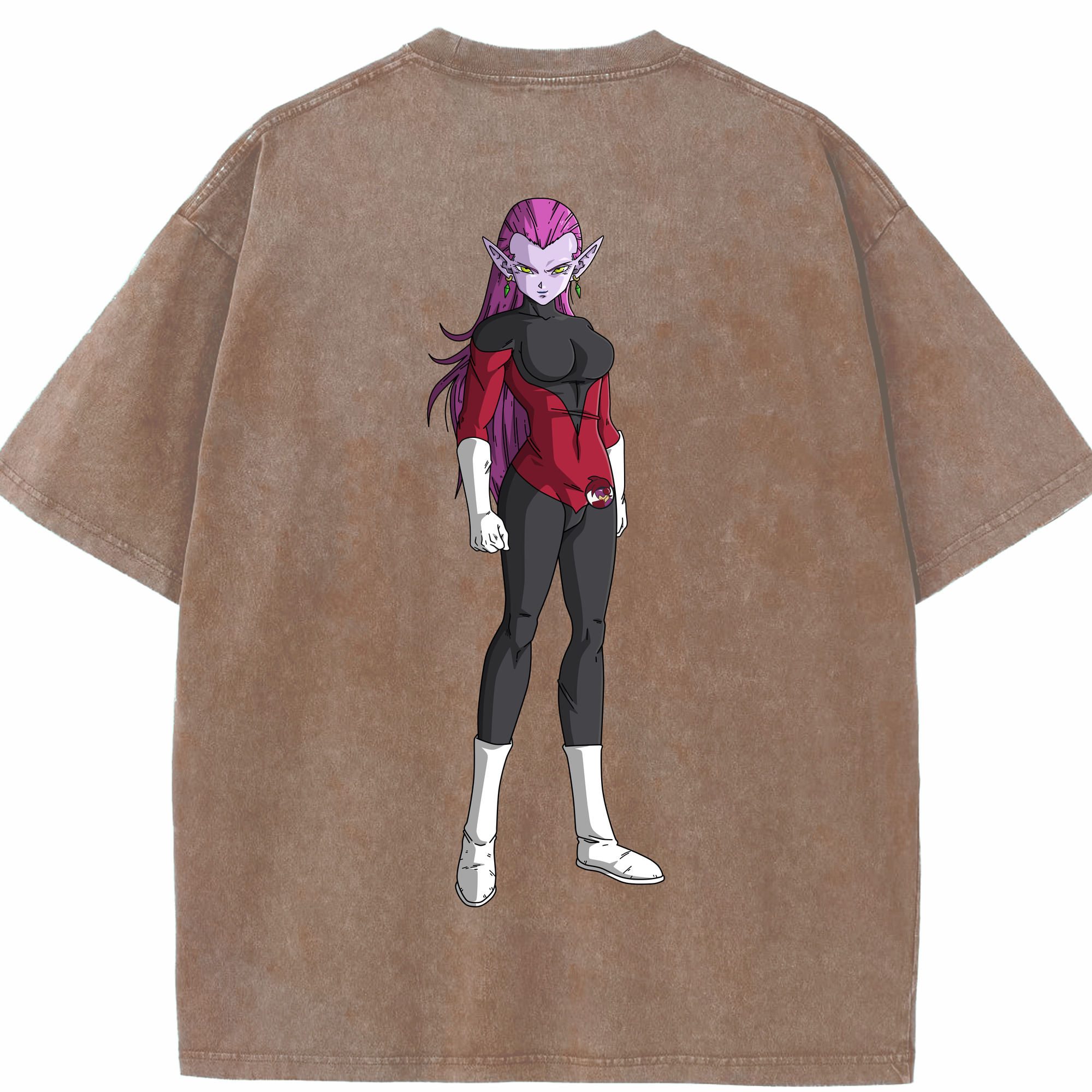 （画像用） ドラゴンボール DRAGON BALL 綿100% ヴィンテージ風 半袖Tシャツ（背面プリント）