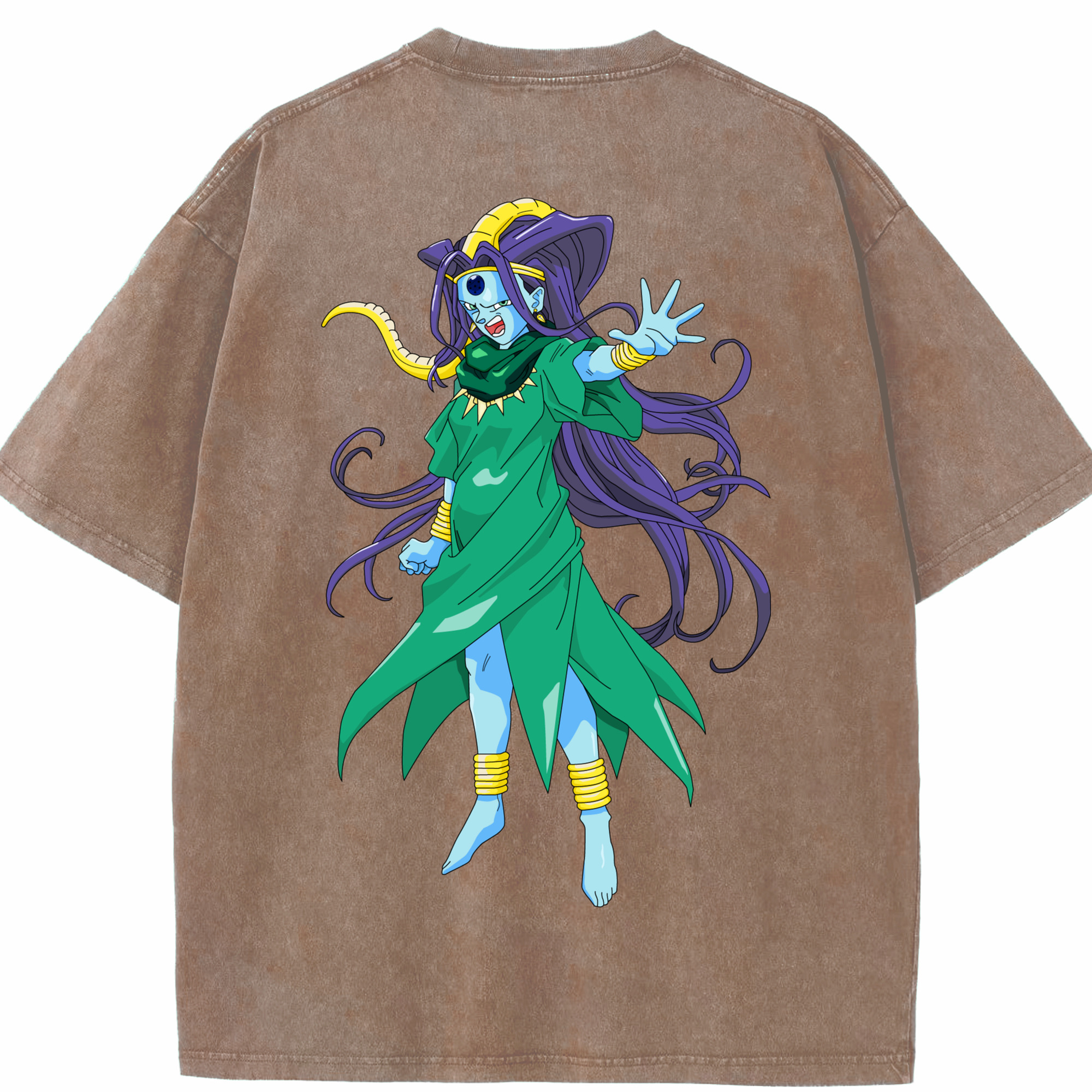 （画像用） ドラゴンボール DRAGON BALL 綿100% ヴィンテージ風 半袖Tシャツ（背面プリント）