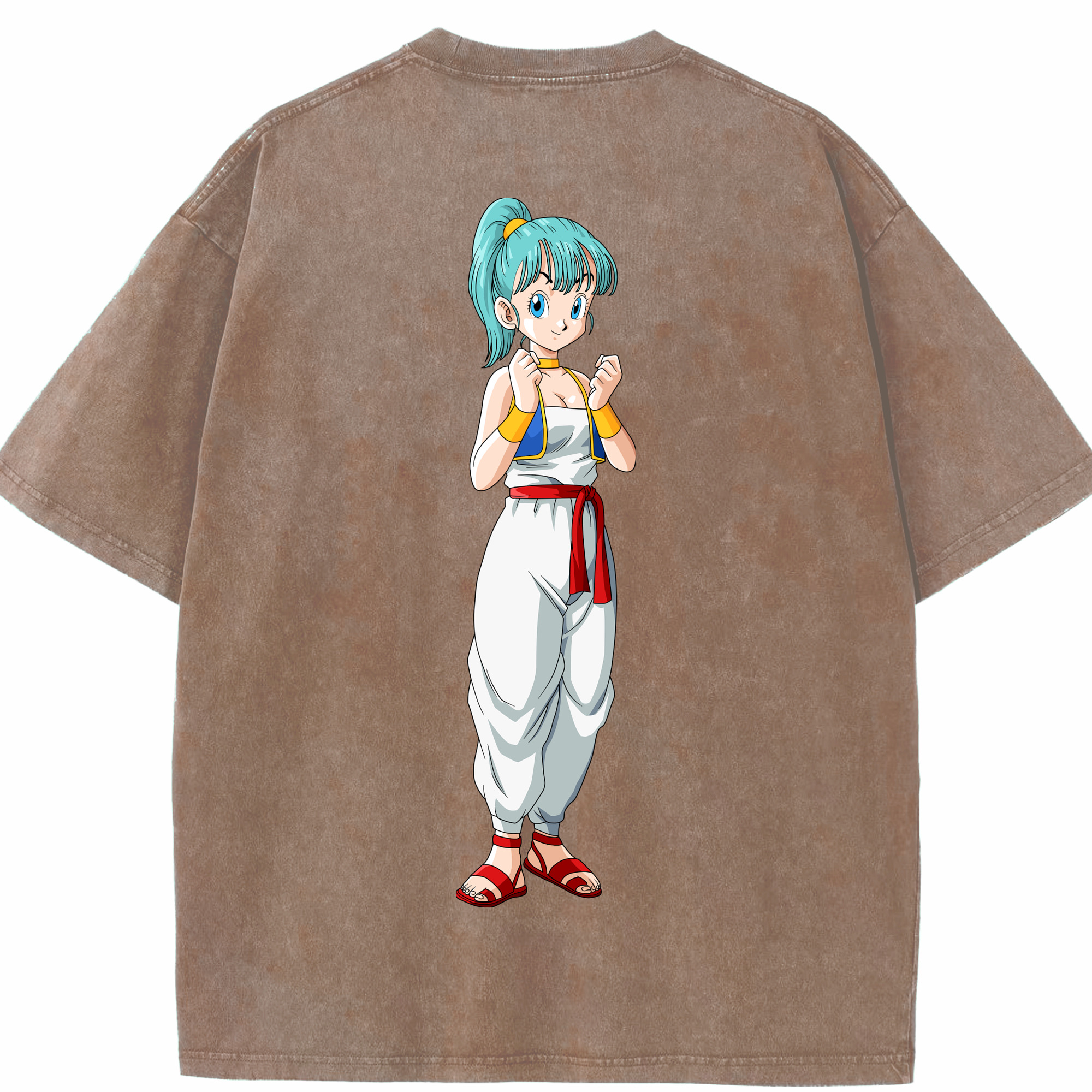 （画像用） ドラゴンボール DRAGON BALL 綿100% ヴィンテージ風 半袖Tシャツ（背面プリント）