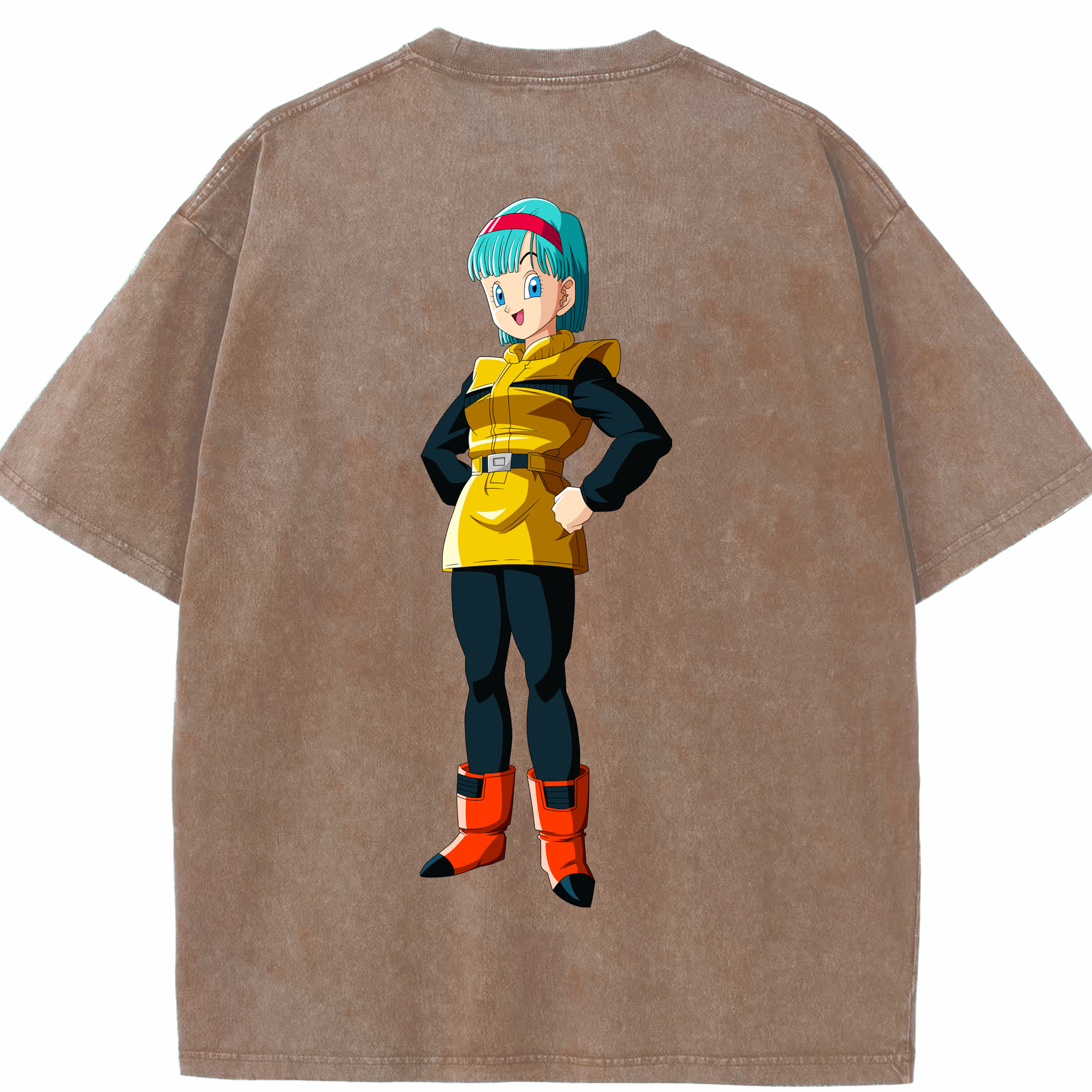 （画像用） ドラゴンボール DRAGON BALL 綿100% ヴィンテージ風 半袖Tシャツ（背面プリント）