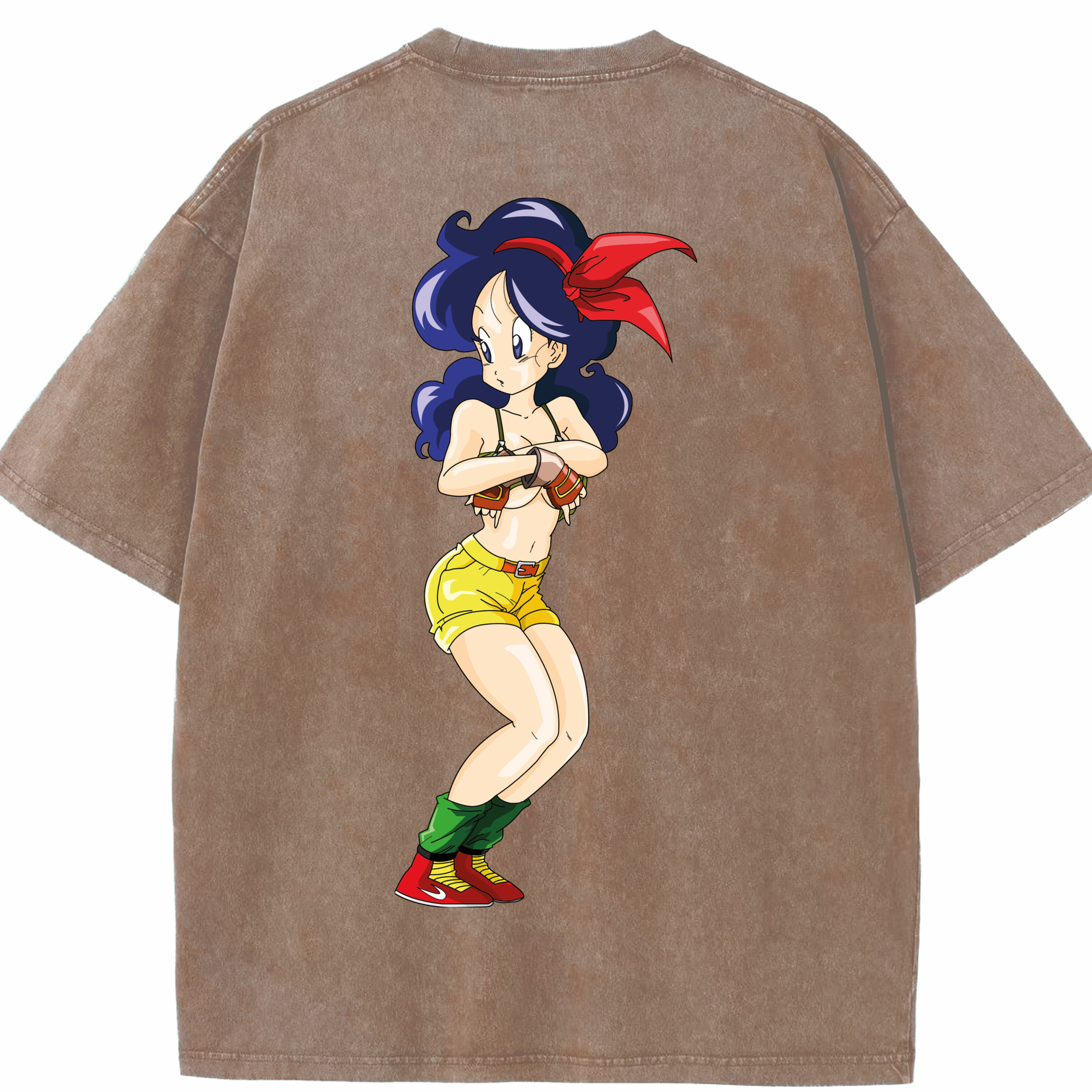 （画像用） ドラゴンボール DRAGON BALL 綿100% ヴィンテージ風 半袖Tシャツ（背面プリント）