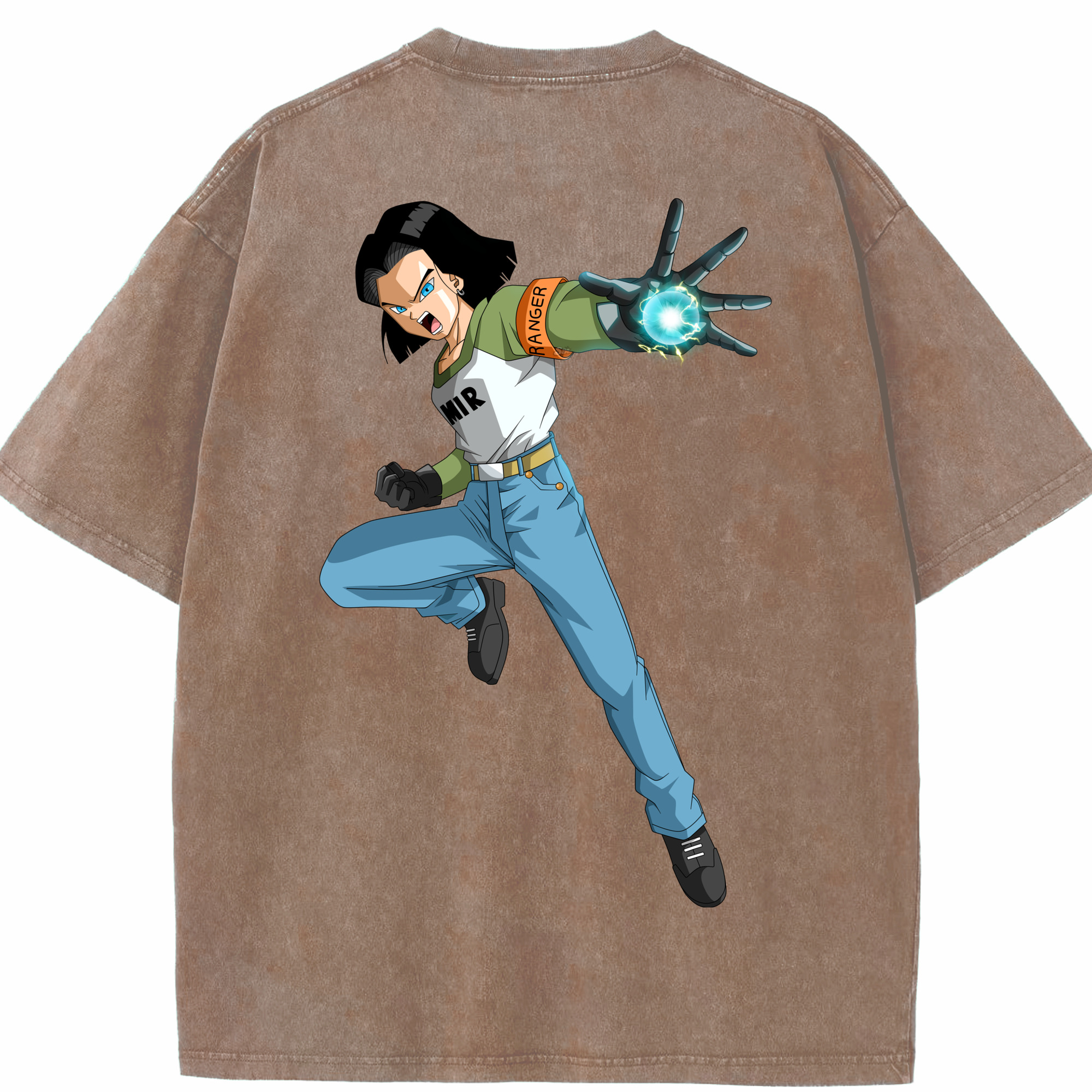 （画像用） ドラゴンボール DRAGON BALL 綿100% ヴィンテージ風 半袖Tシャツ（背面プリント）